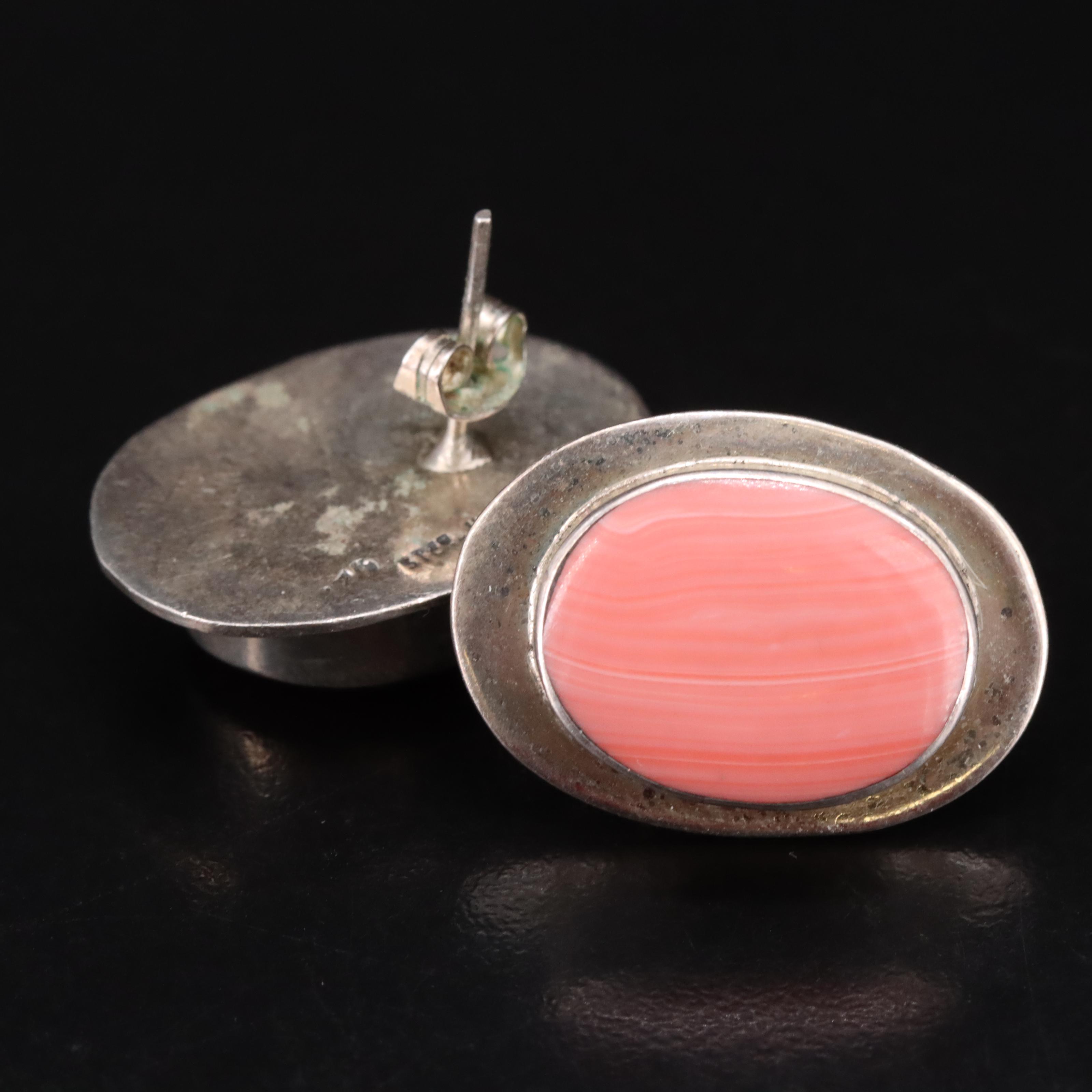 Sterling Earrings Including Mexican, Sodalite and Obsidian