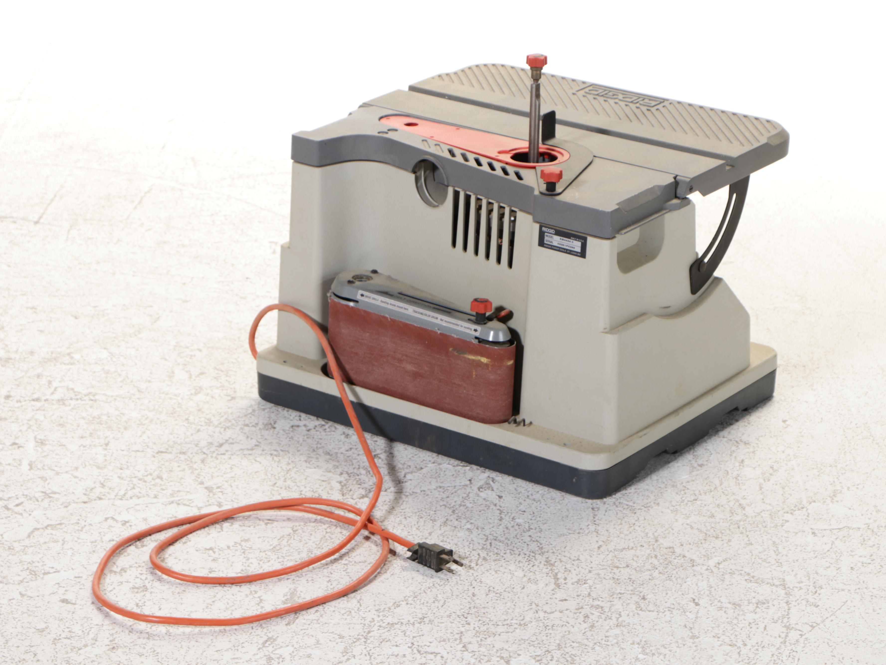 Rigid "Model EB4424 O" Oscillating Edge Belt/Spindle Sander