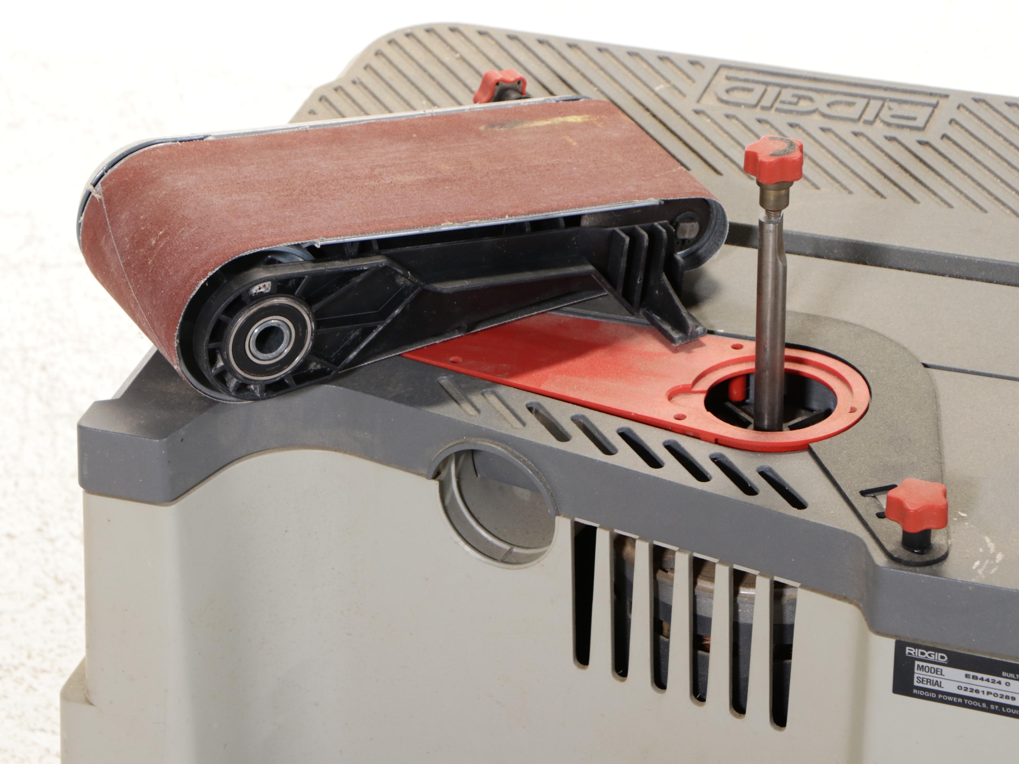 Rigid "Model EB4424 O" Oscillating Edge Belt/Spindle Sander