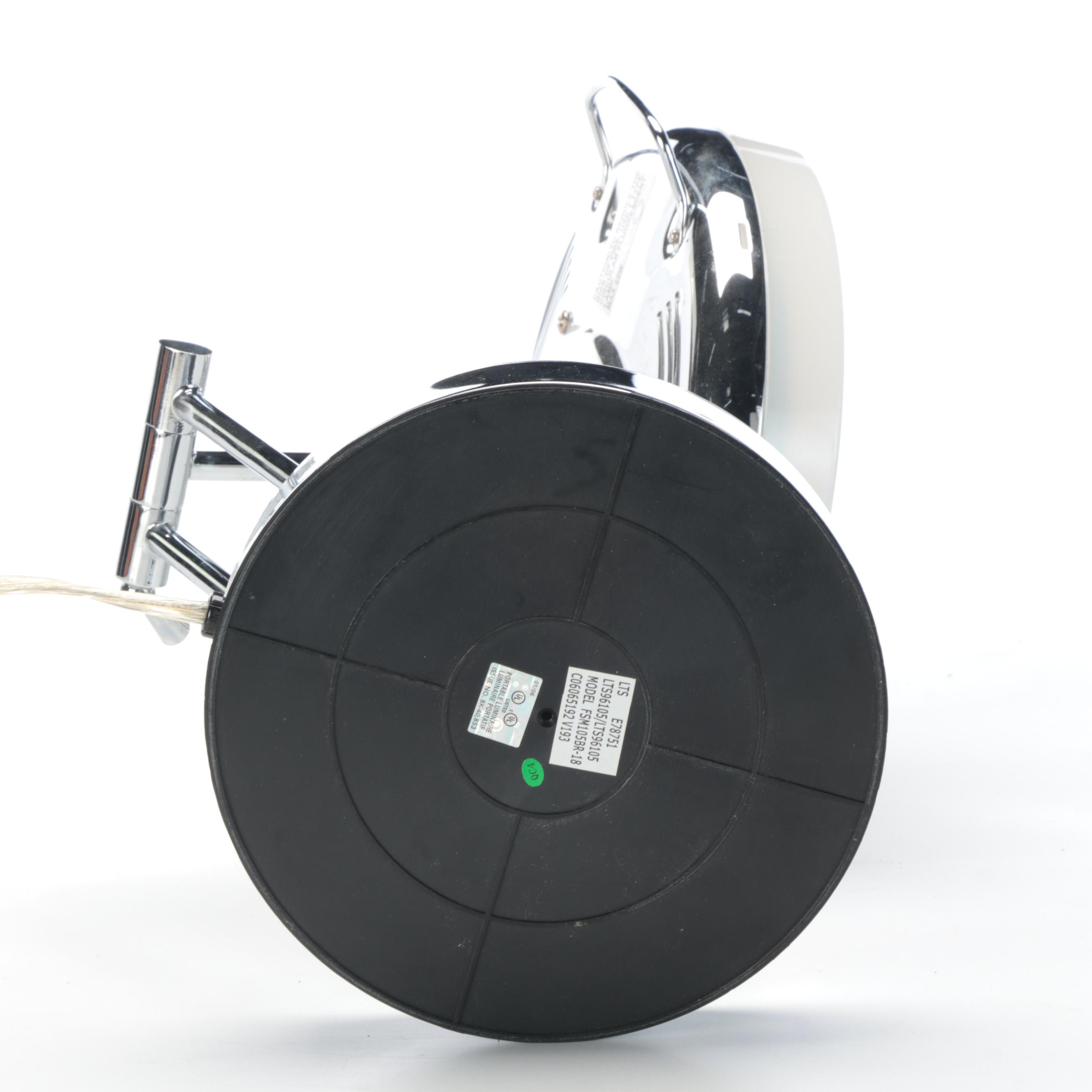 Illuminated Adjustable Standing Makeup Mirror