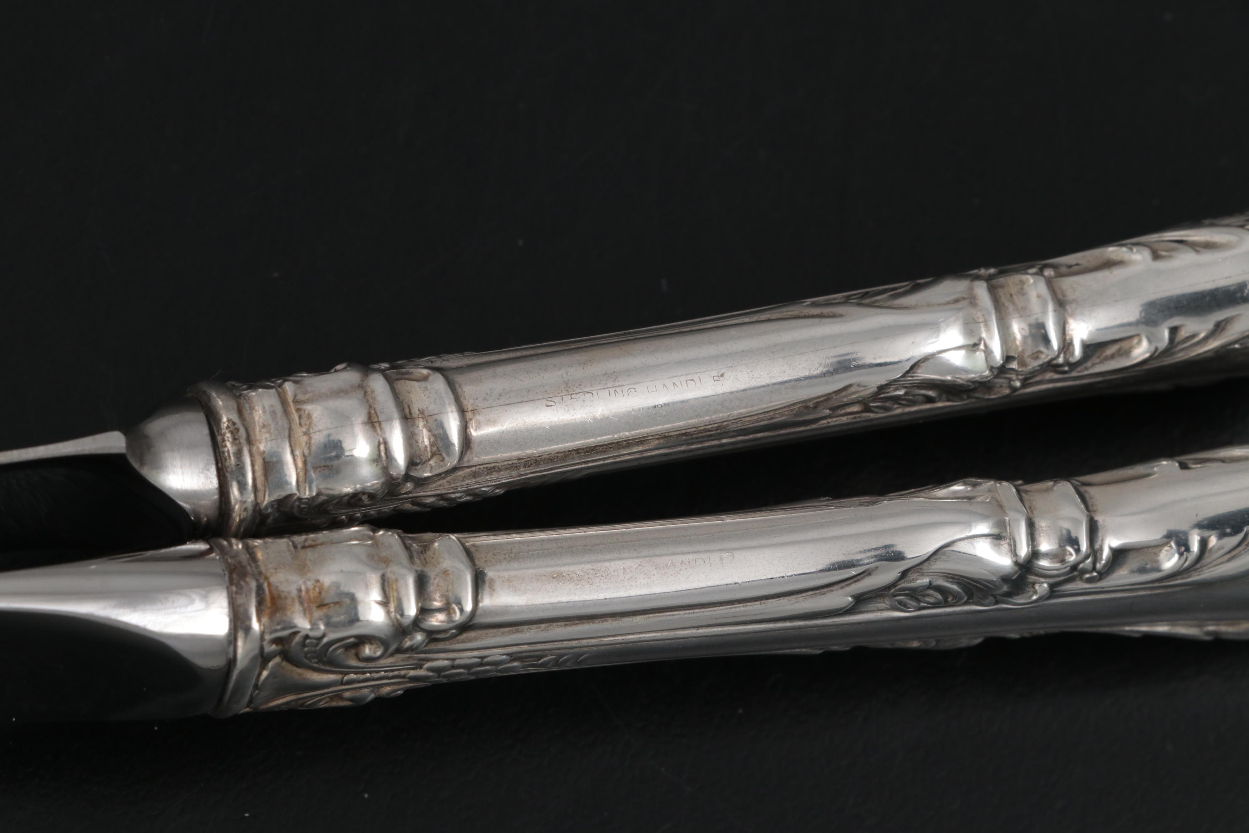 Gorham "King Edward Sterling Silver Flatware, Mid to Late 20th Century