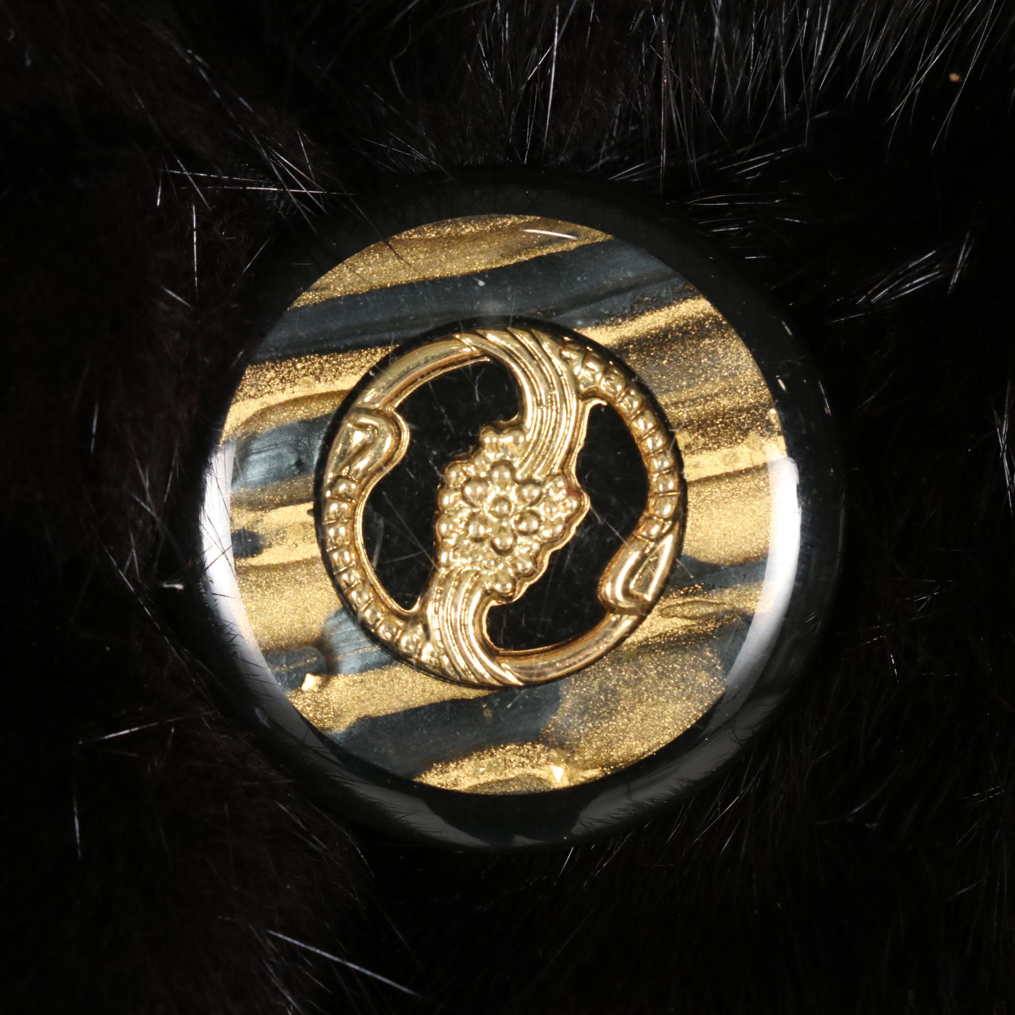 Mahogany Mink Fur Full Length Coat