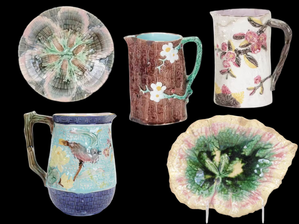 Antique Majolica Collection, Home Furnishings & More