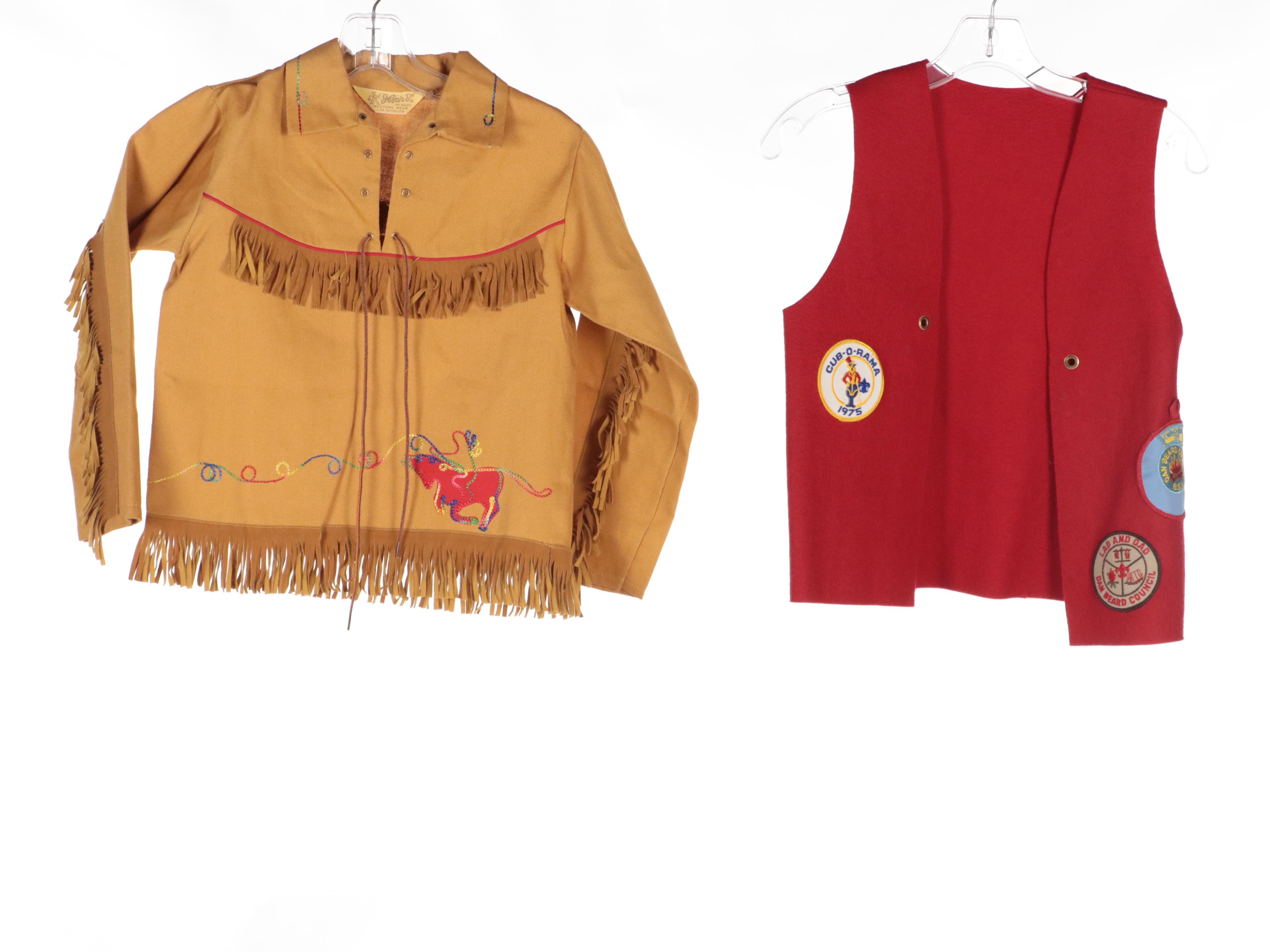 Children's Westernwear Costume Tops, Ultra Knit Onesie, Cub Scouts Vest, & More