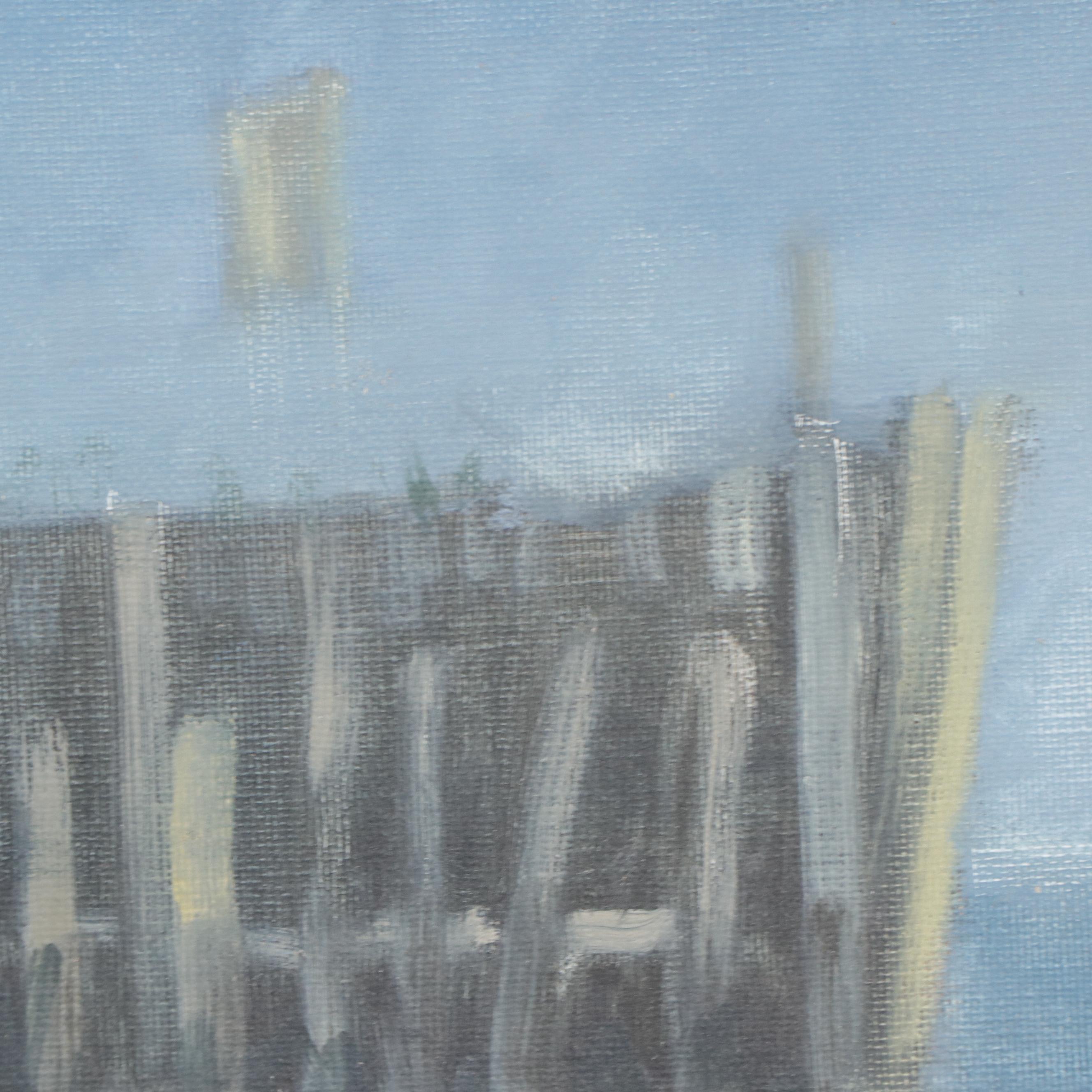 William J. Greenwood Coastal Landscape Oil Painting, Late 20th Century