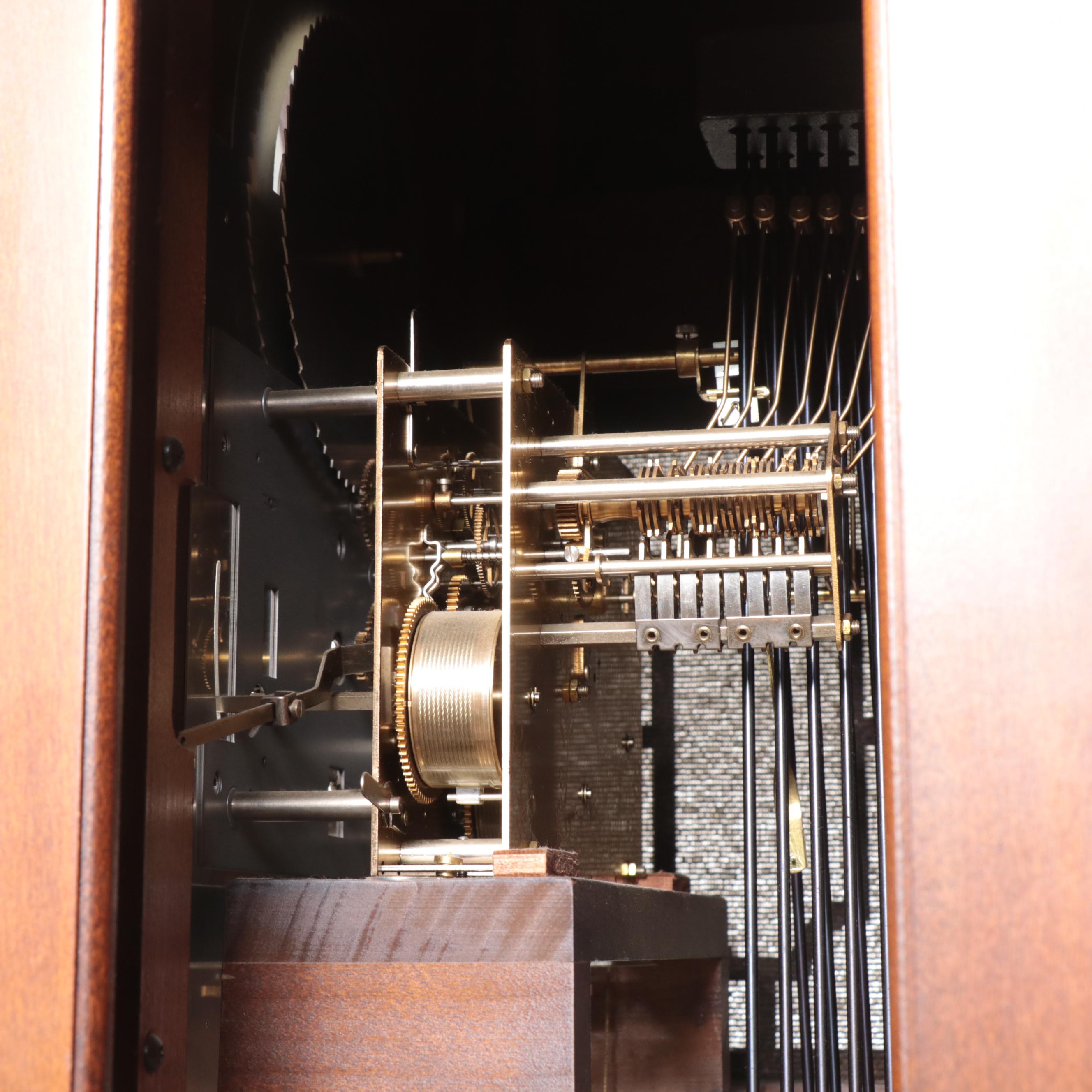 Baldwin Wooden Grandfather Clock, Late 20th Century