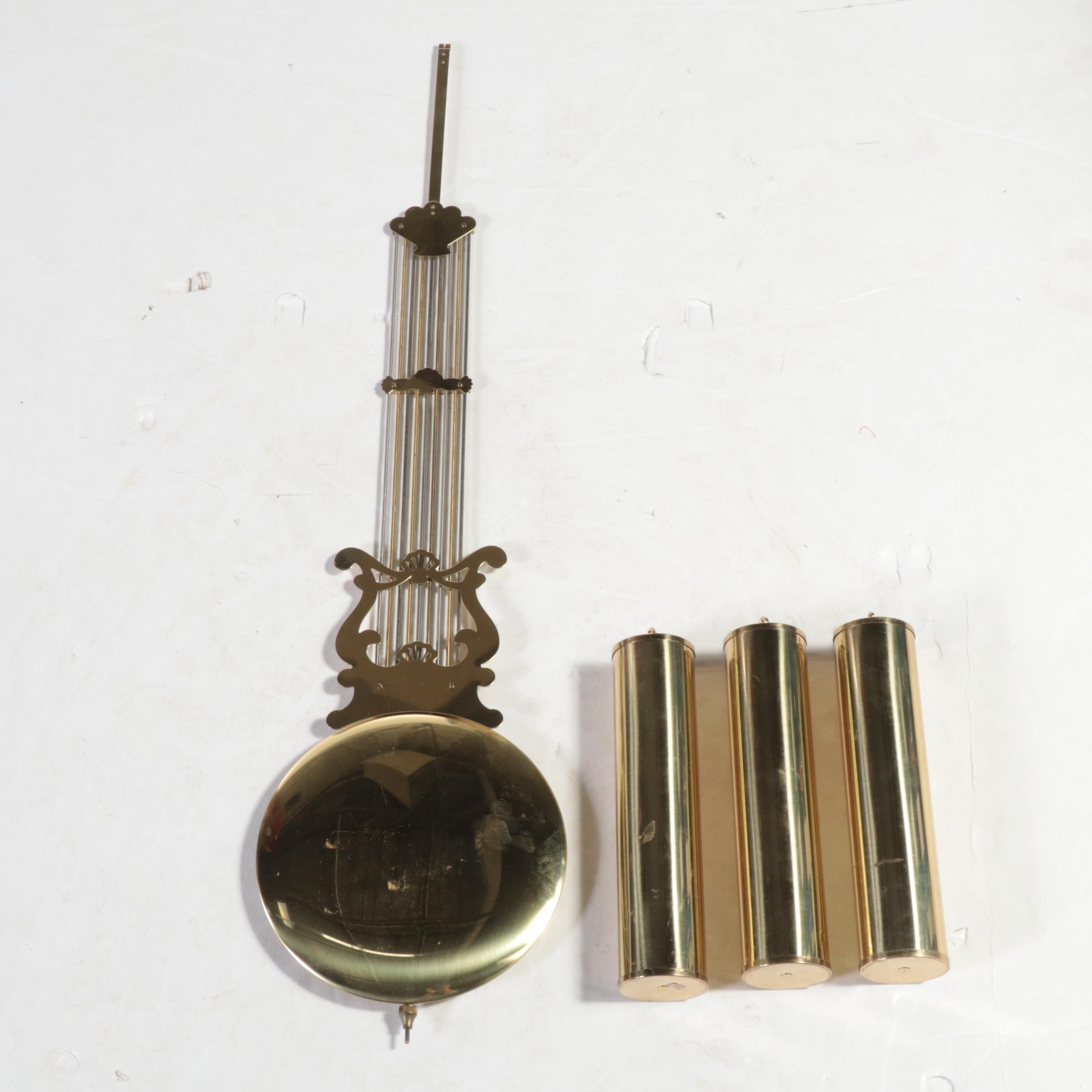 Baldwin Wooden Grandfather Clock, Late 20th Century