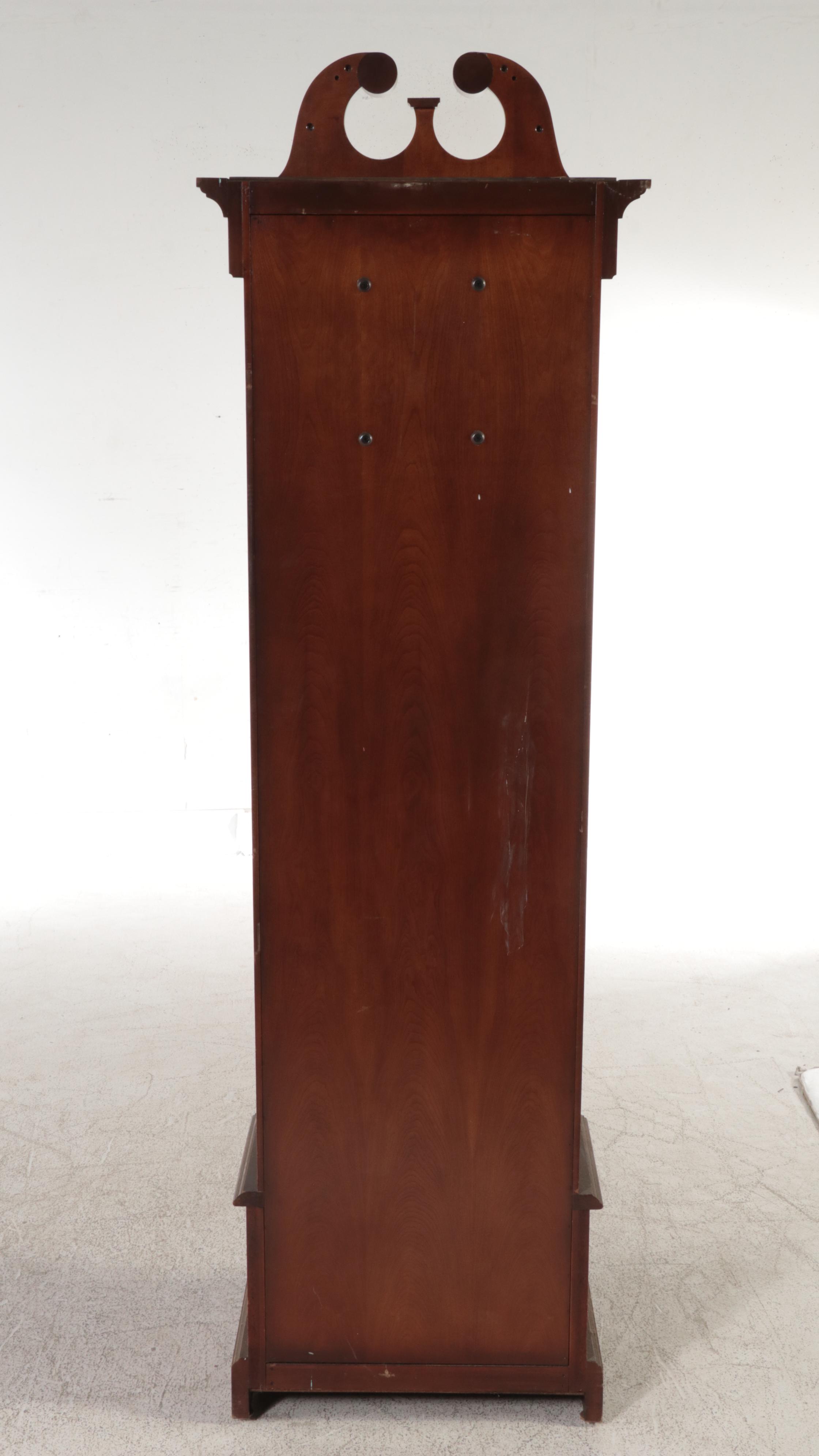 Baldwin Wooden Grandfather Clock, Late 20th Century
