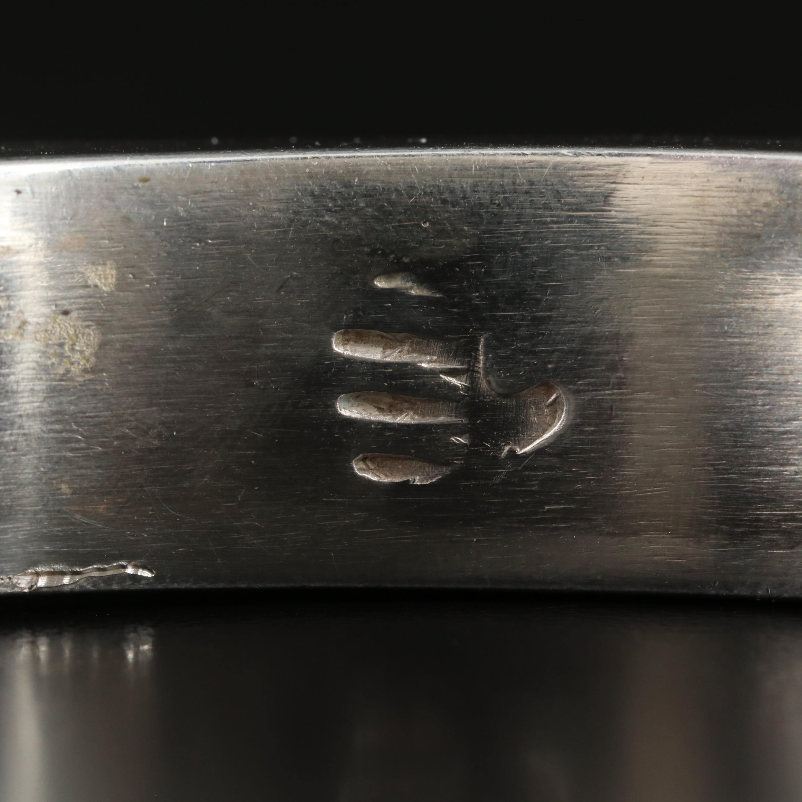 Ted Charvese Isleta Sterling Turquoise, Coral and Black Onyx Cuff