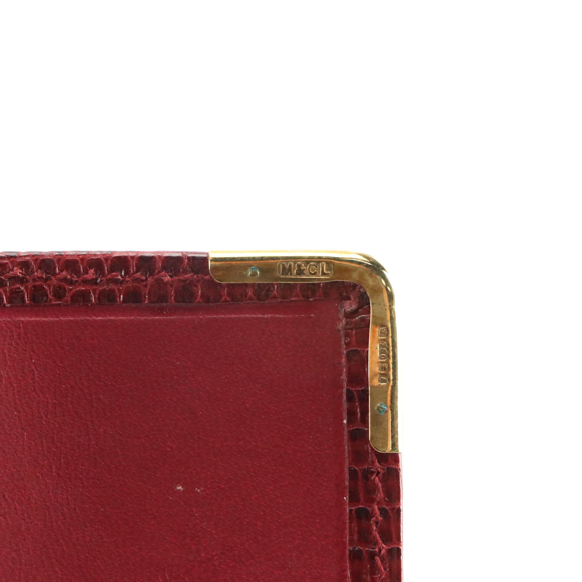 Gucci Flap Front Shoulder Bag, 6-Key Holder, Wallet, and Memo Pad in Lizard Skin