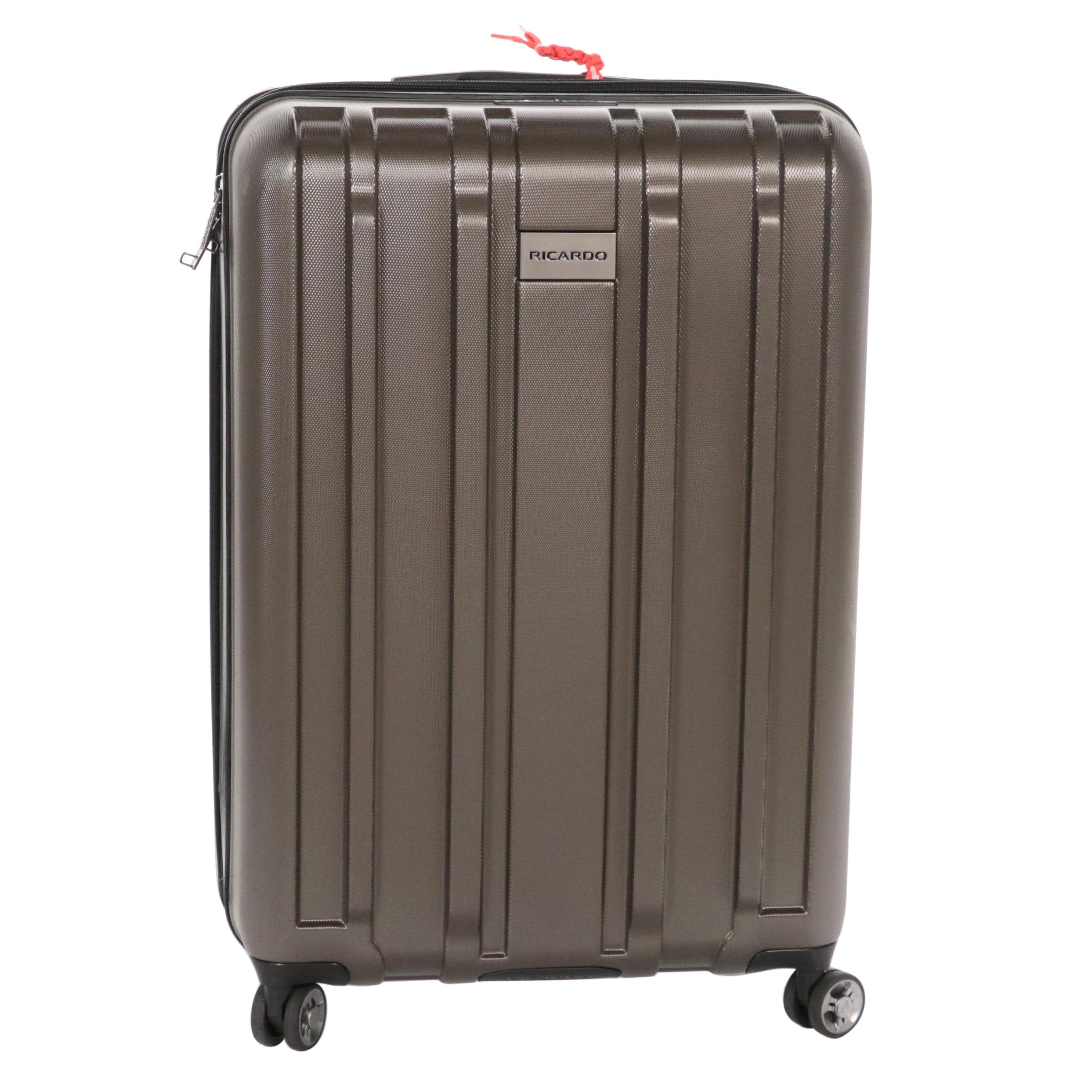 Ricardo Large Hardsided Roller Bag Suitcase with Box