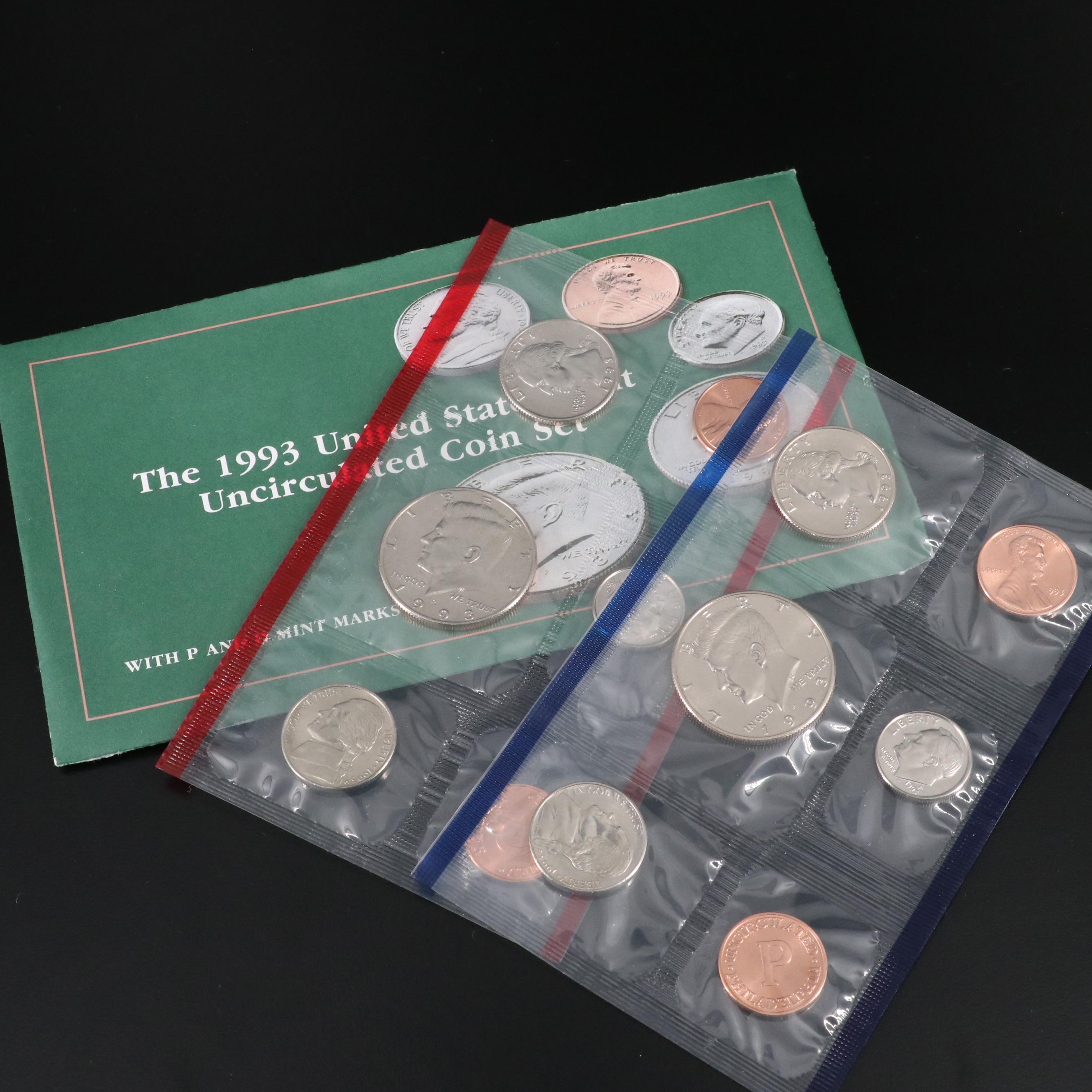 Collection of Twenty Different U.S. Uncirculated Mint Sets