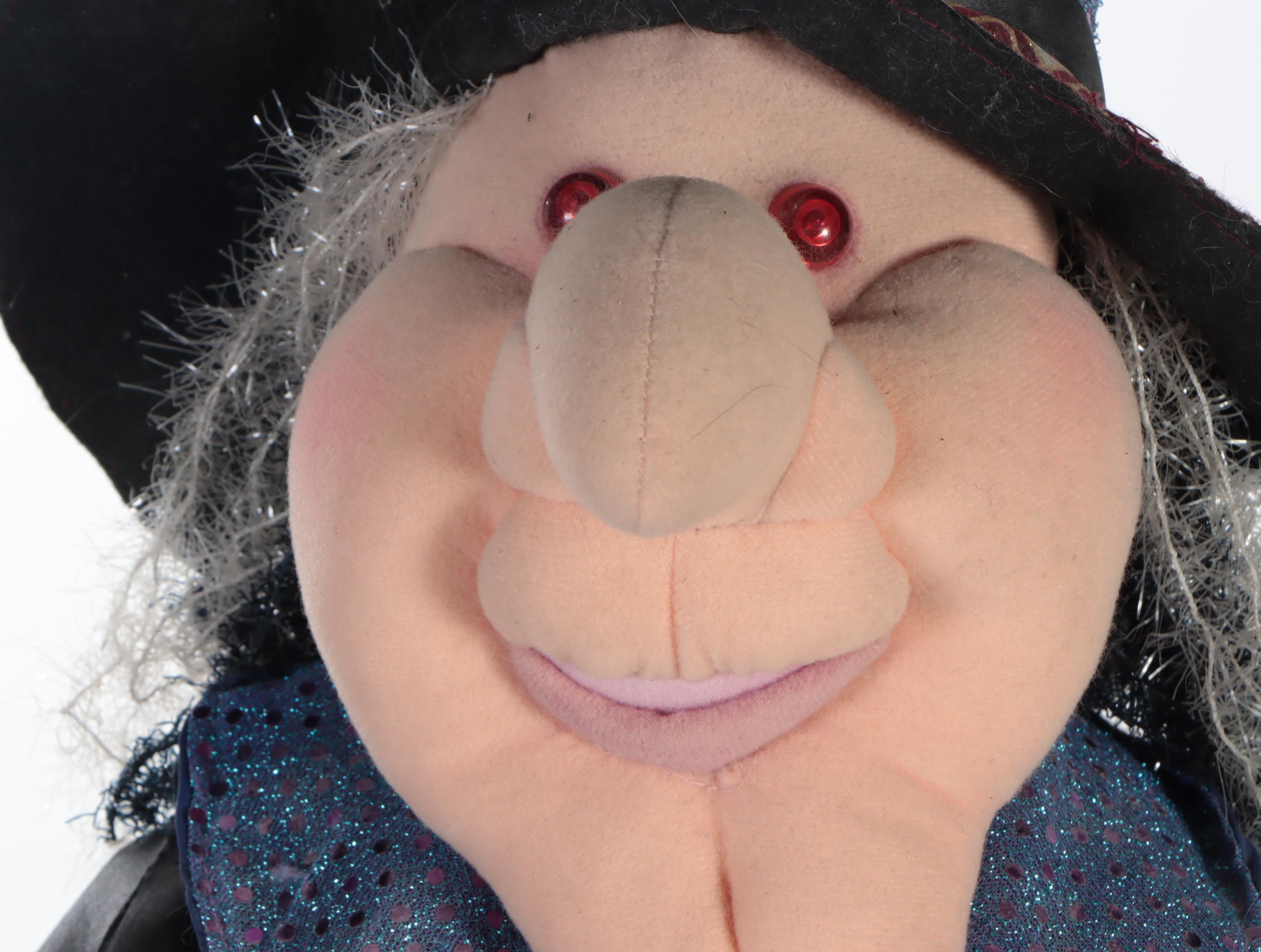 Hug & Luv Talking Soft Sculpture Witch on Stand