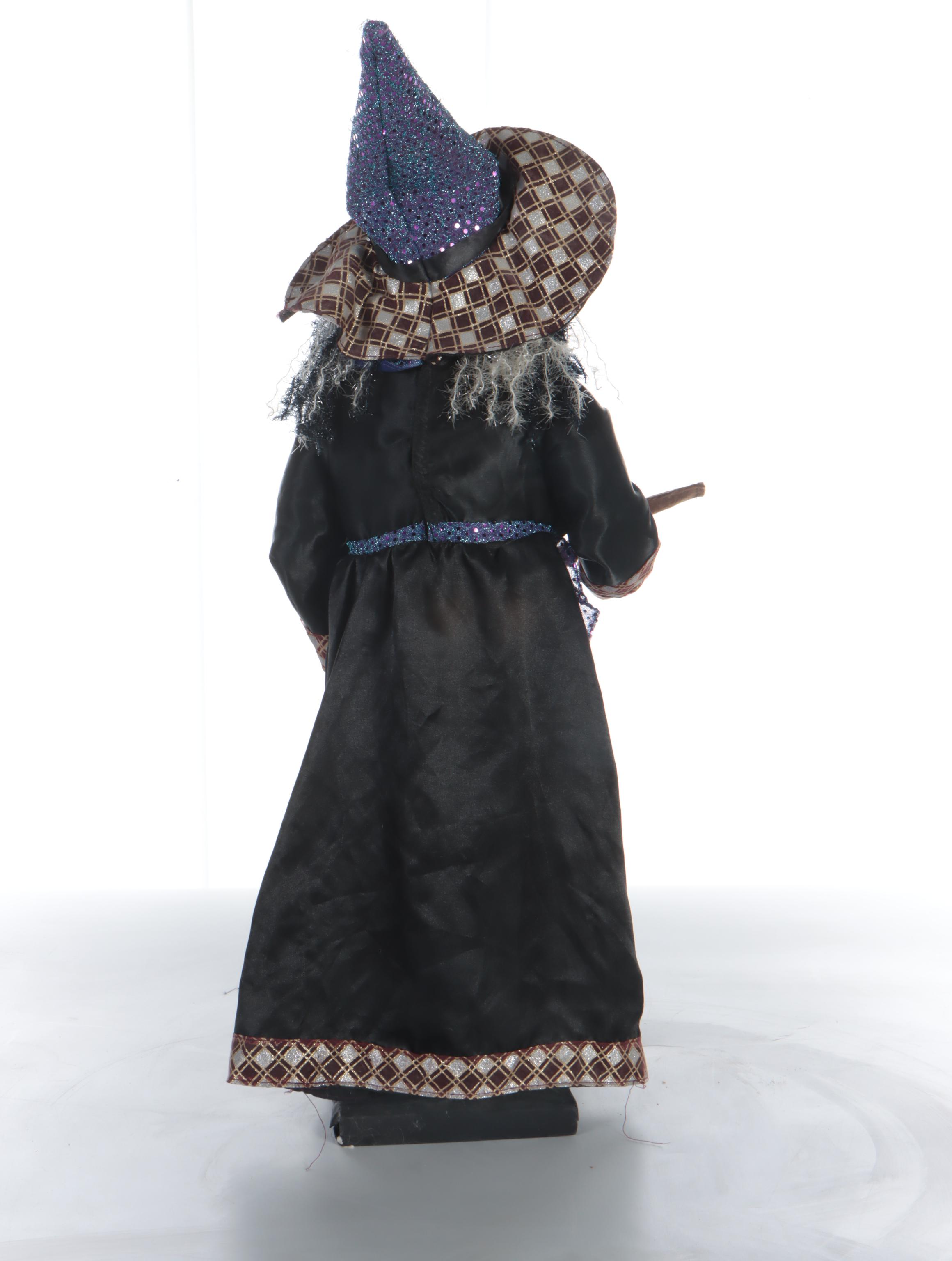 Hug & Luv Talking Soft Sculpture Witch on Stand