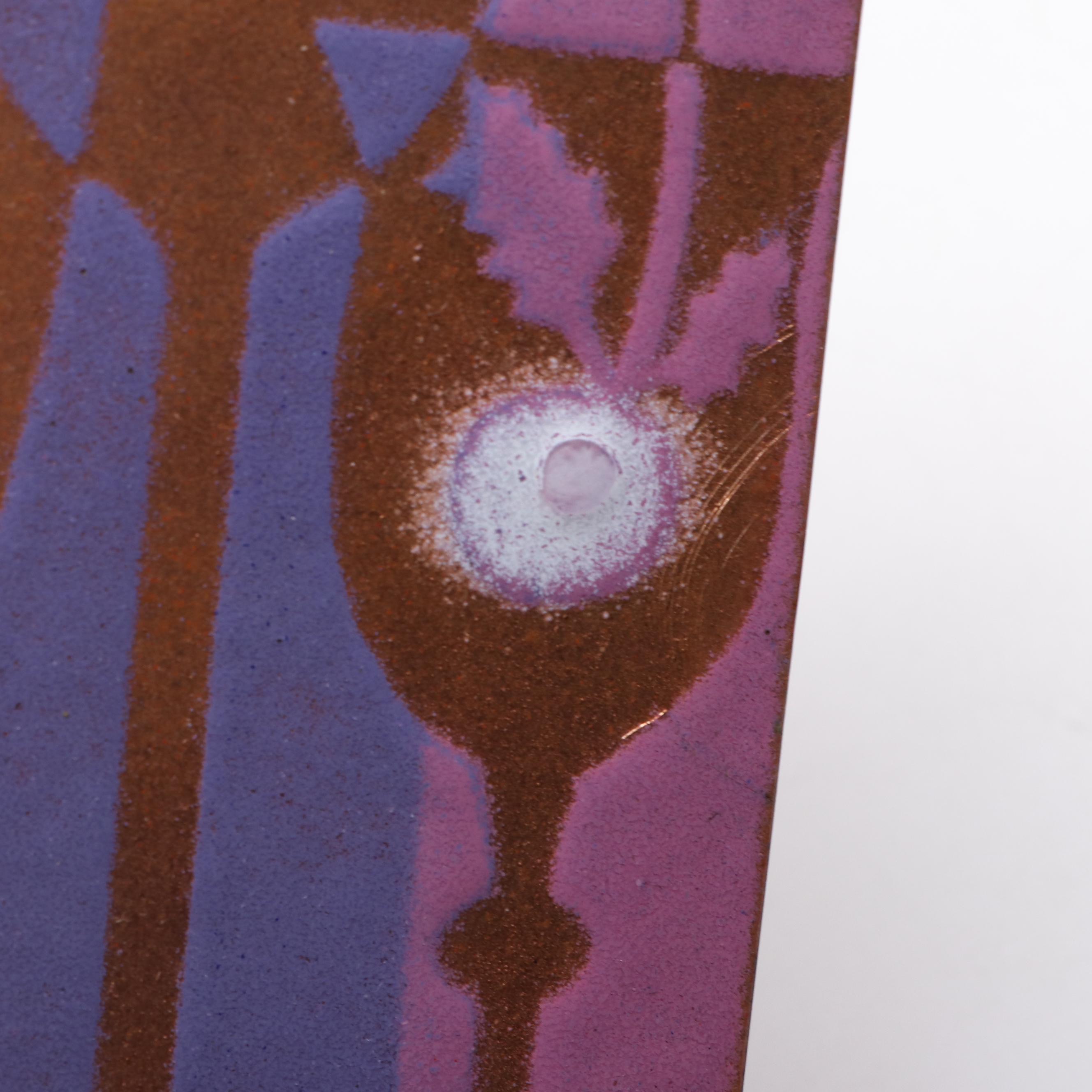 Enameled Table Lighter With Teak Cigarette Box and Plate Set