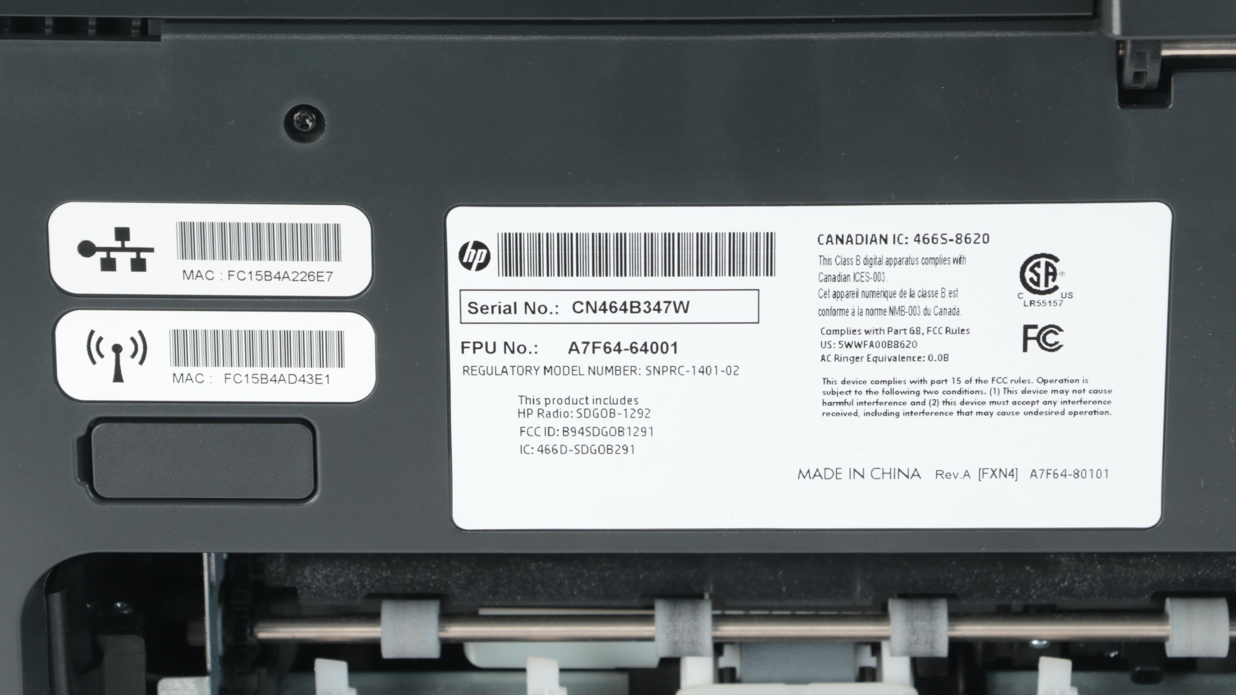 HP Officejet Pro 8610 All-in-One Wireless Printer