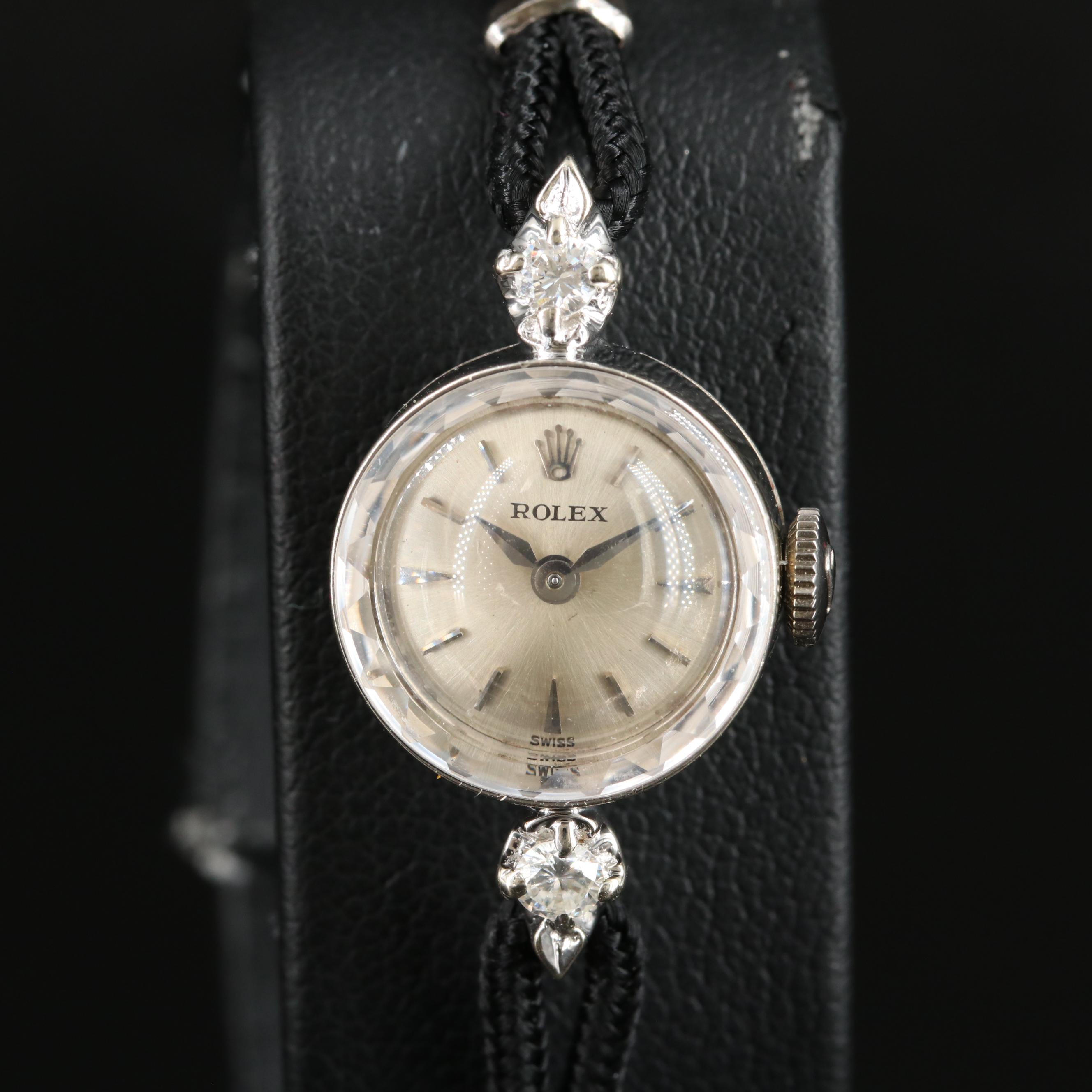 14K Rolex Diamond Watch