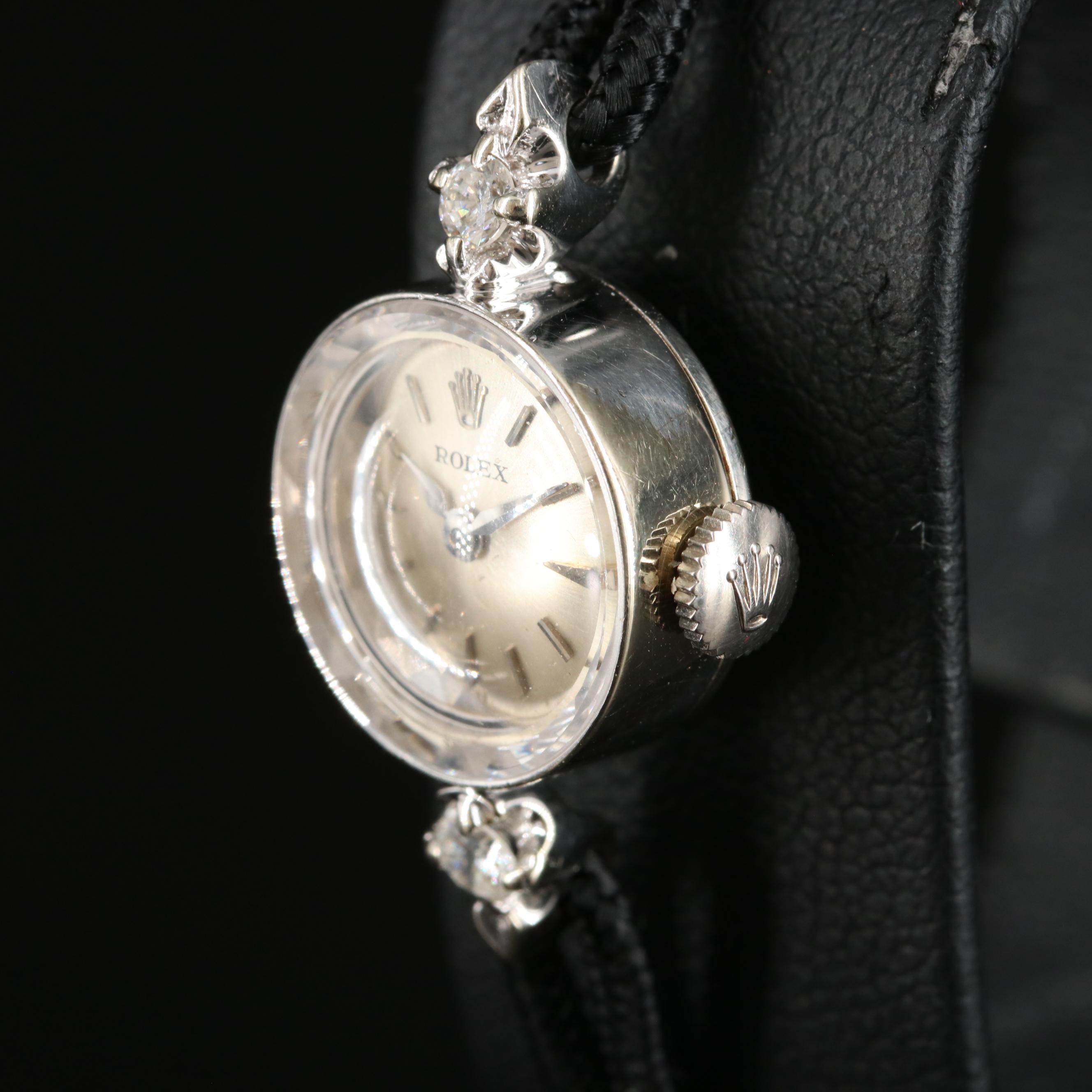 14K Rolex Diamond Watch