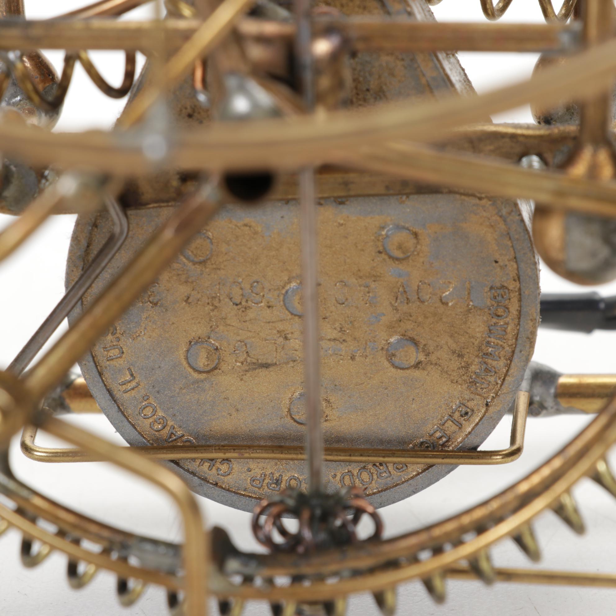 Gordon Bradt Designed Brass Motion "Six Man Clock," Kinetico Studios, 1990s