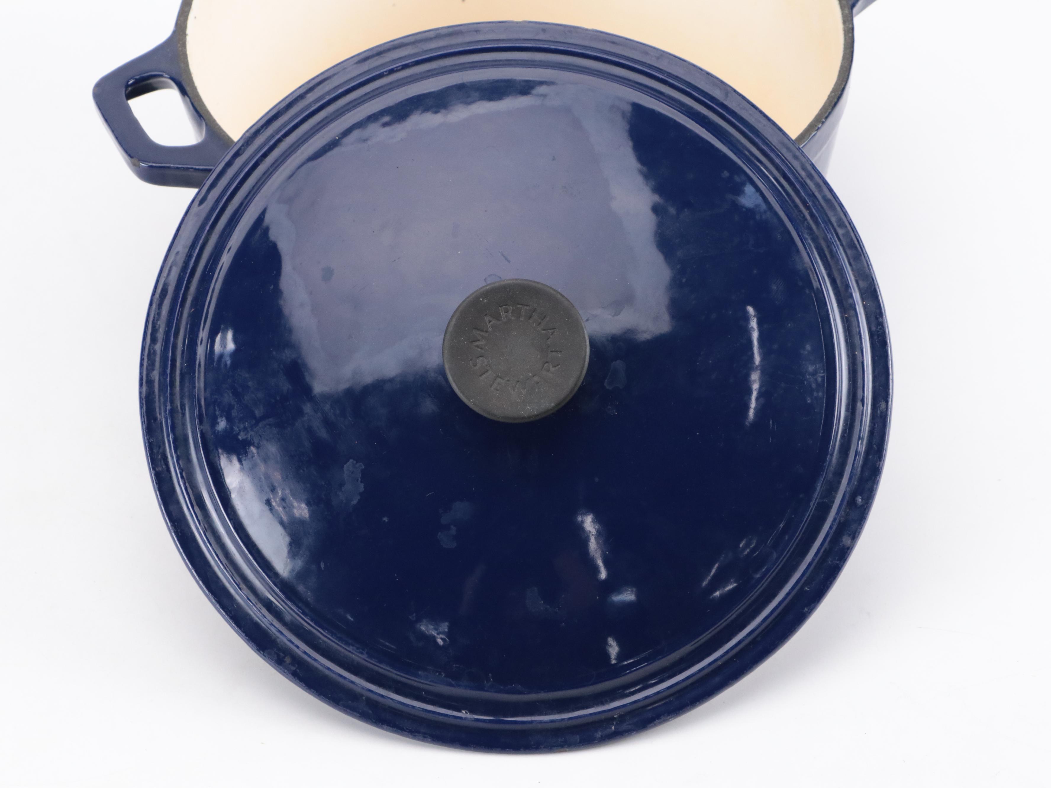 Martha Stewart Enameled Cast Iron Dutch Oven