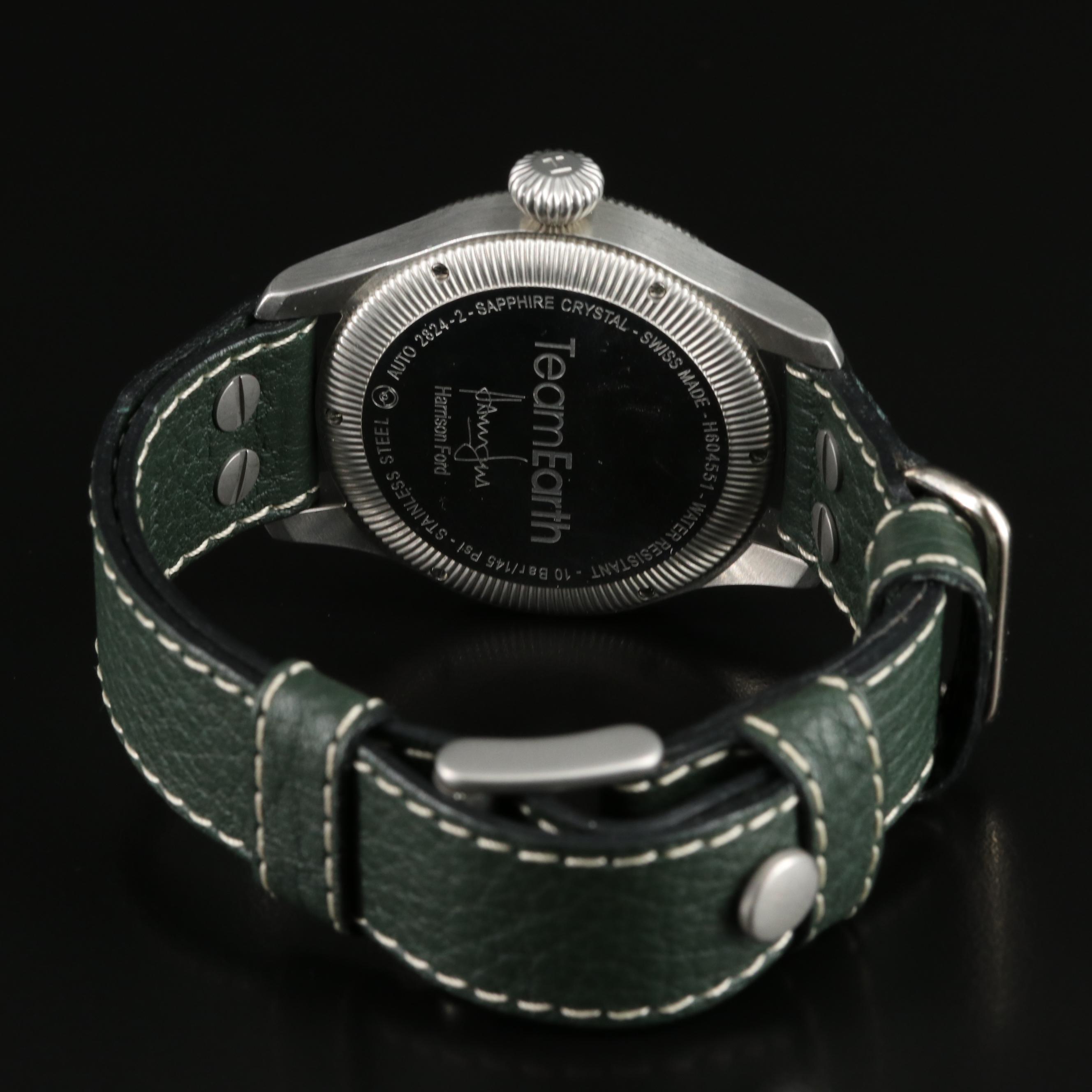 Hamilton Khaki Harrison Ford Team Earth Stainless Steel Watch