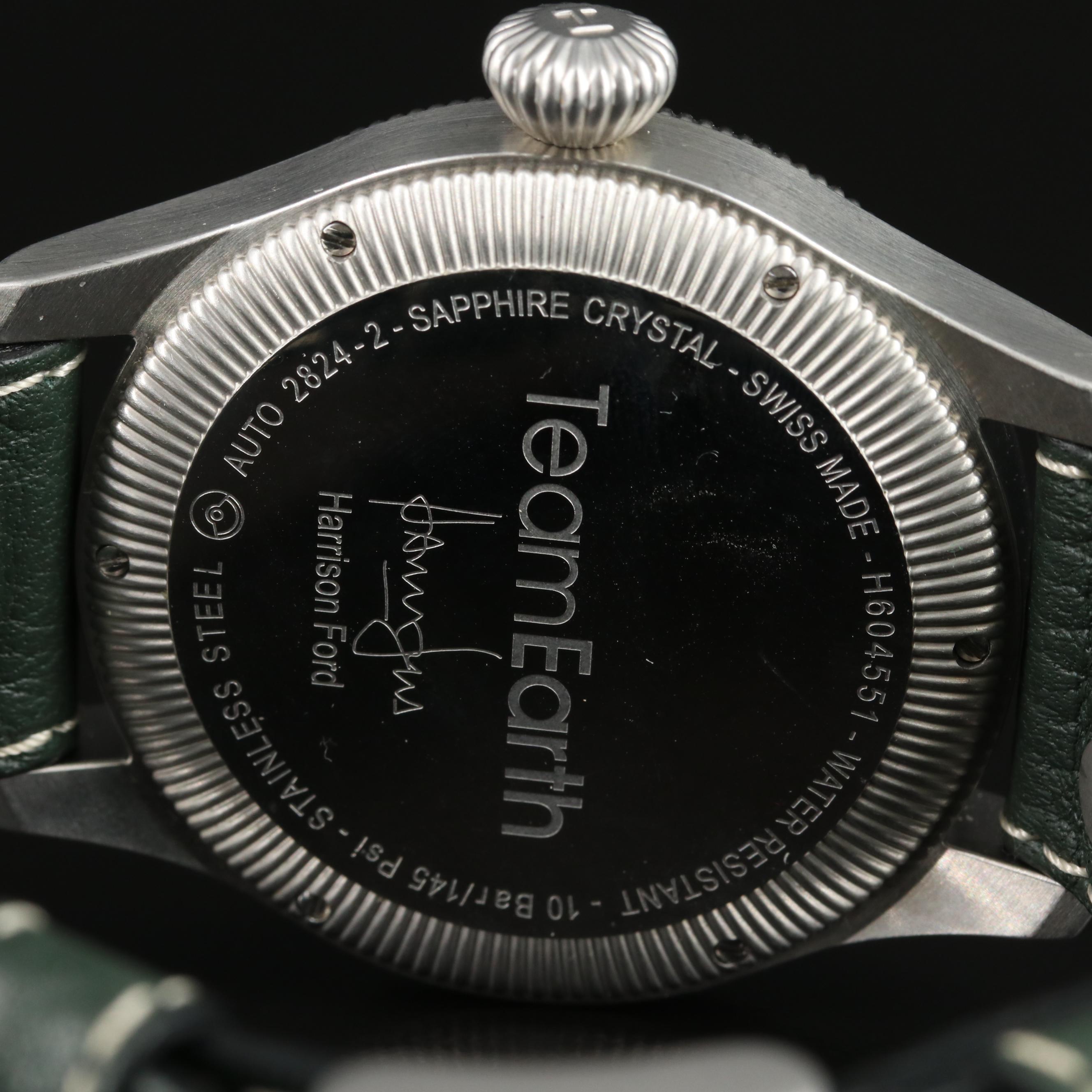 Hamilton Khaki Harrison Ford Team Earth Stainless Steel Watch