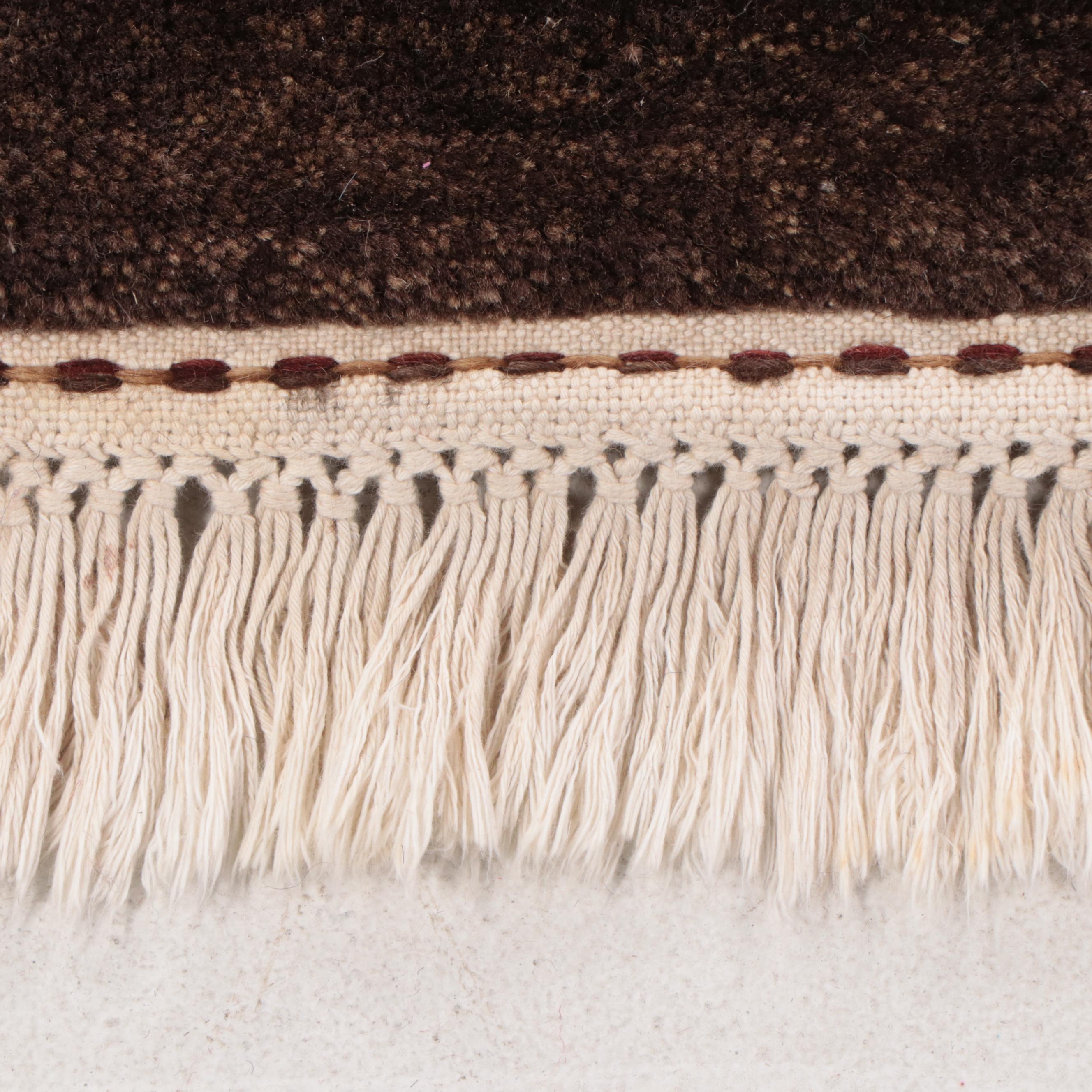 9'9 x 14'5 Hand-Knotted Indian Agra Room Sized Rug