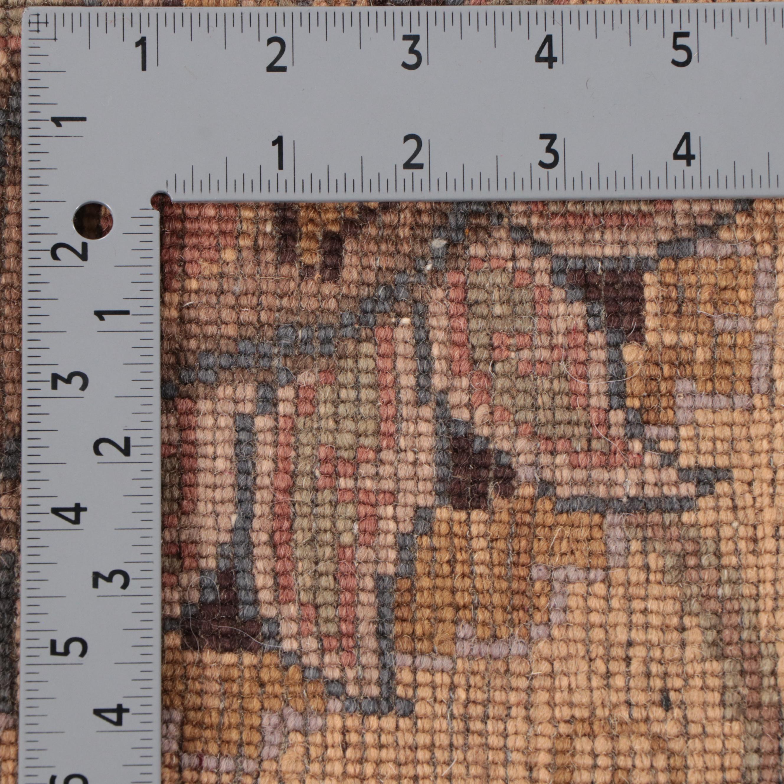 9'9 x 14'5 Hand-Knotted Indian Agra Room Sized Rug