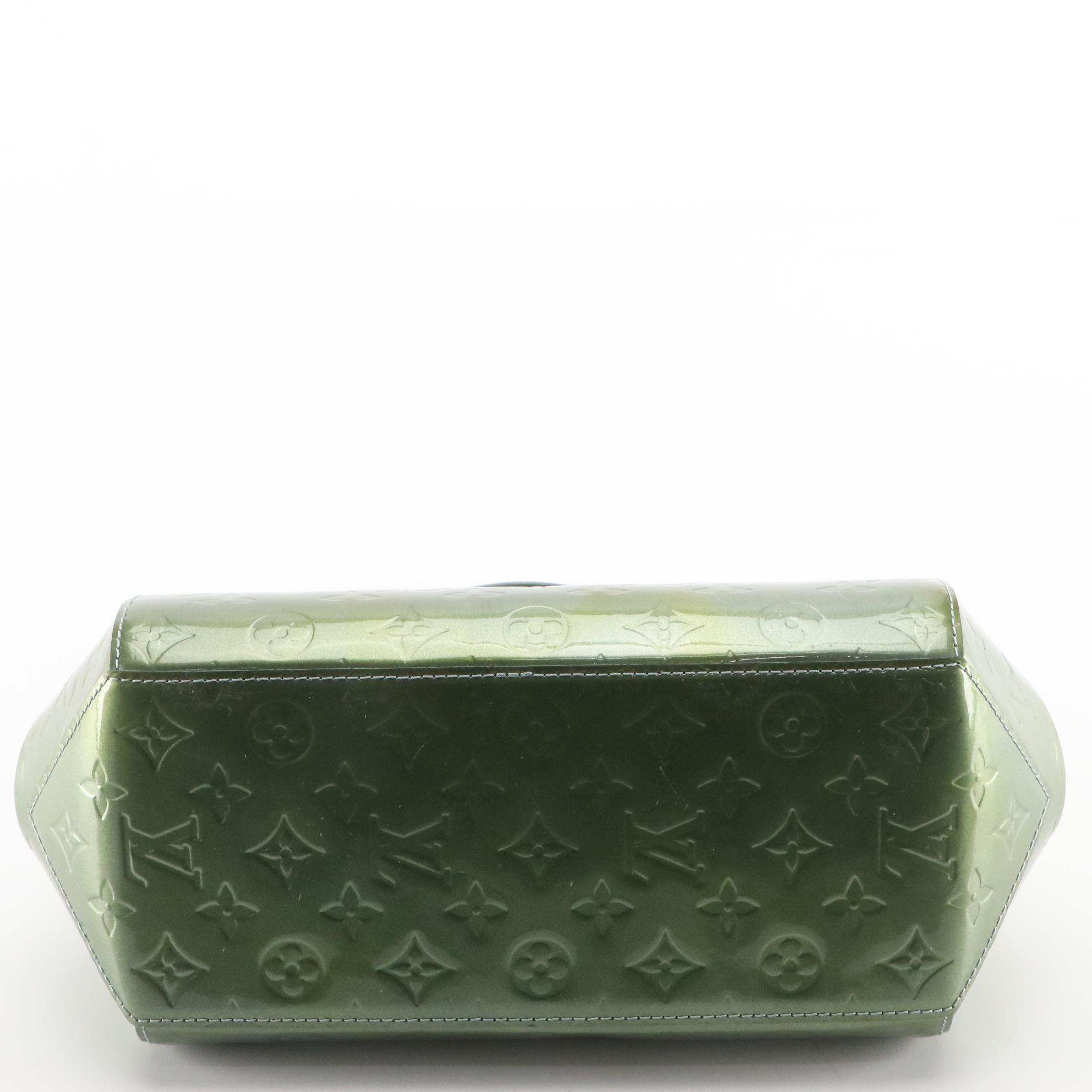 Louis Vuitton Green Monogram Vernis Sherwood Handbag