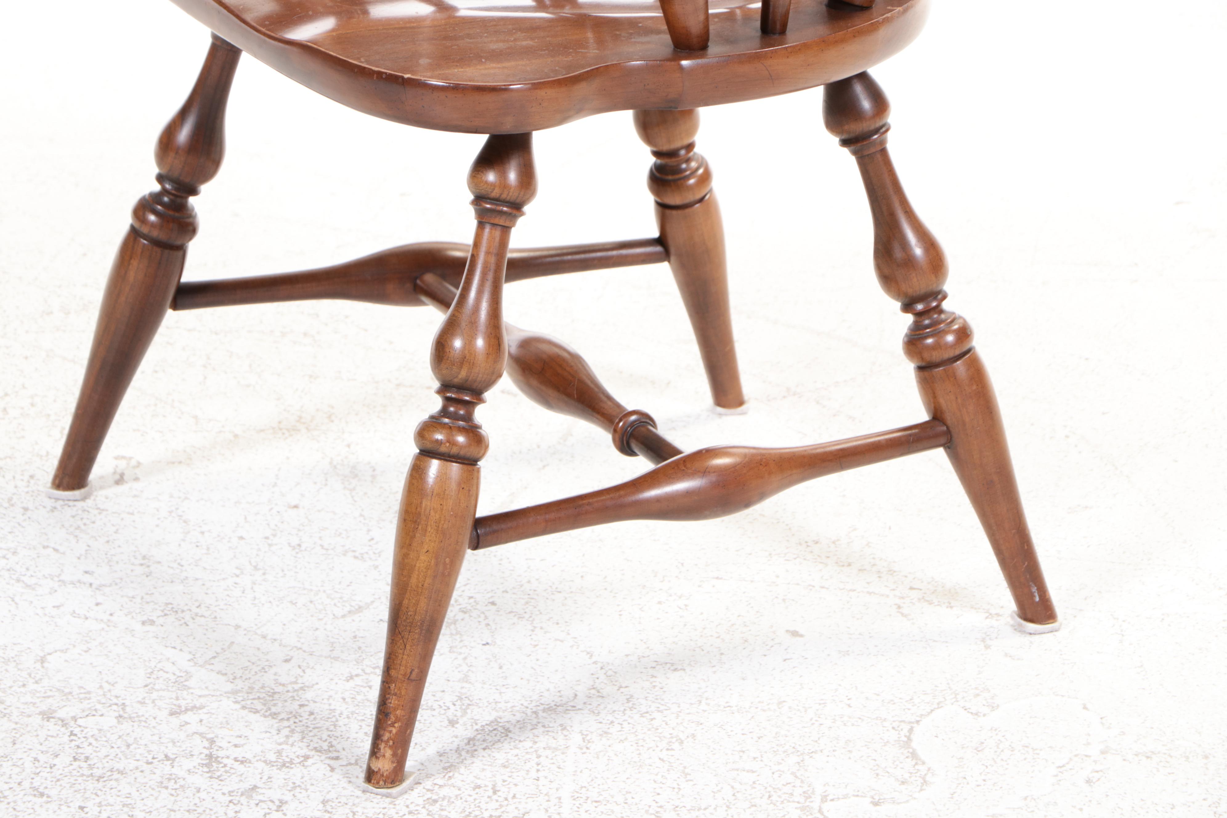 Seven-Piece Willett Colonial Style Cherrywood Dining Set