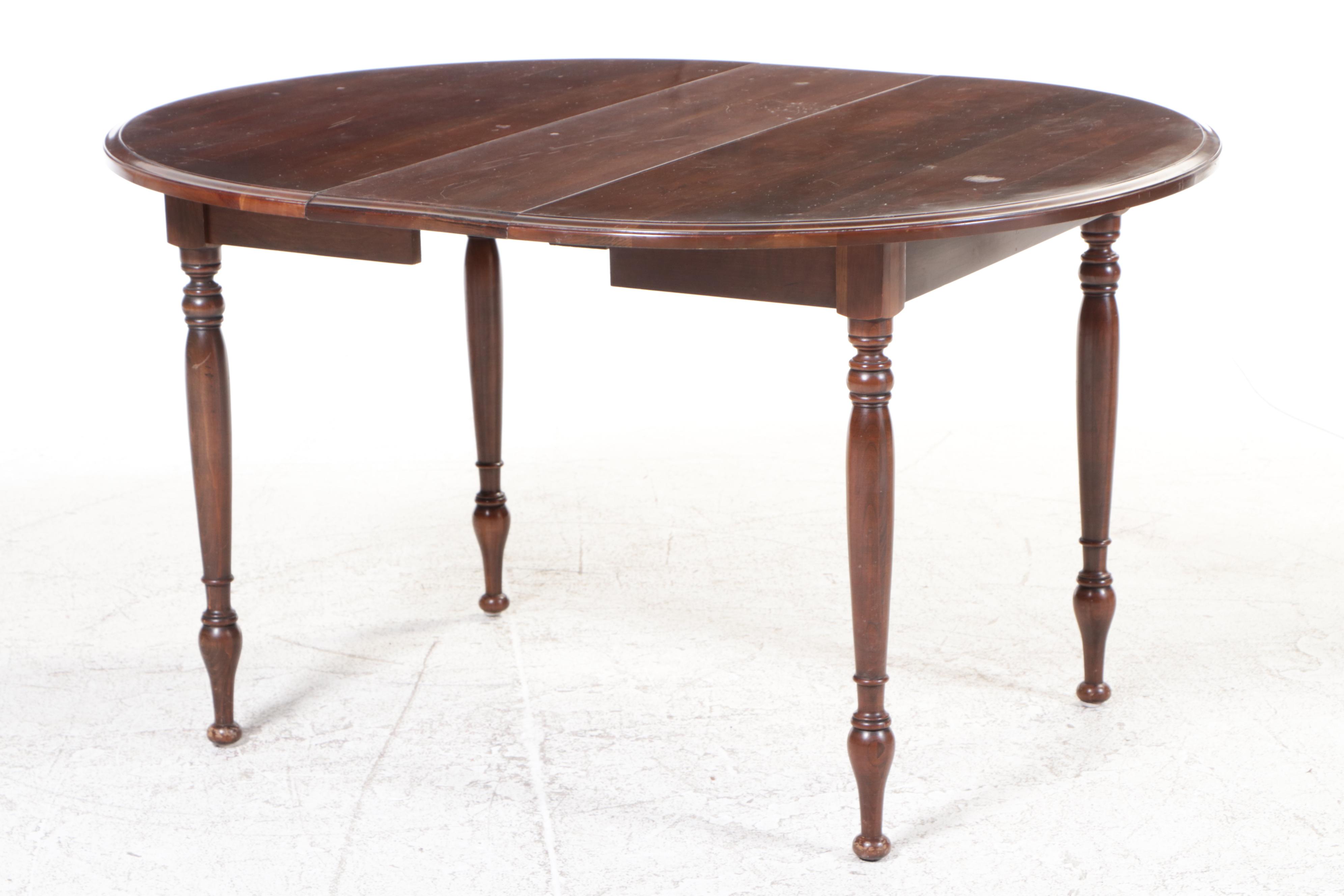 Seven-Piece Willett Colonial Style Cherrywood Dining Set