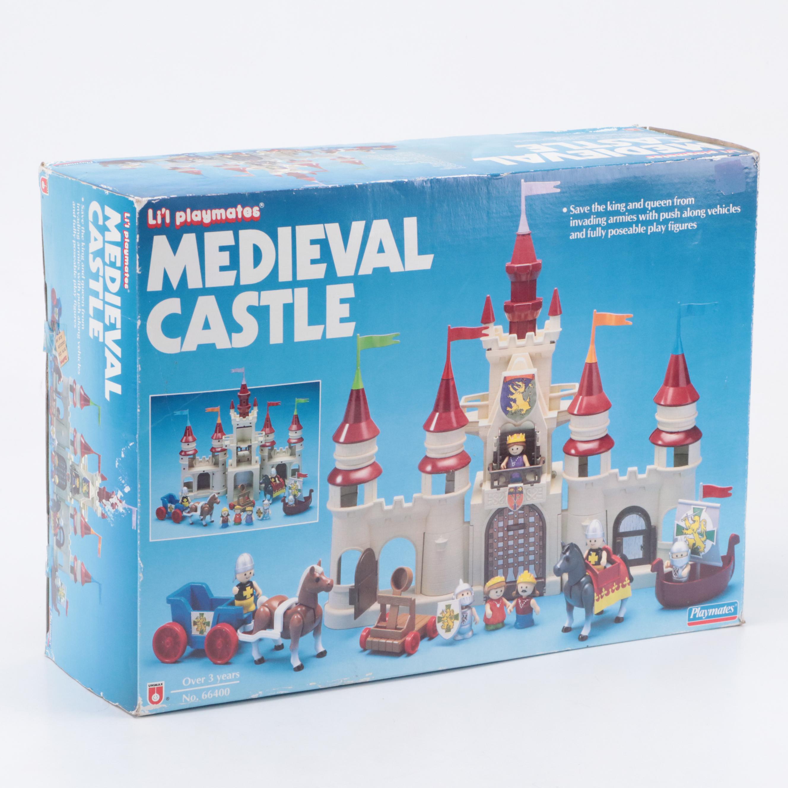 Li'l Playmates Medieval Castle Playset by Unimax, 1990s