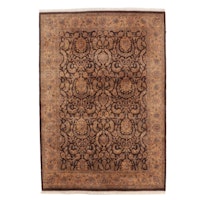 9'9 x 14'5 Hand-Knotted Indian Agra Room Sized Rug