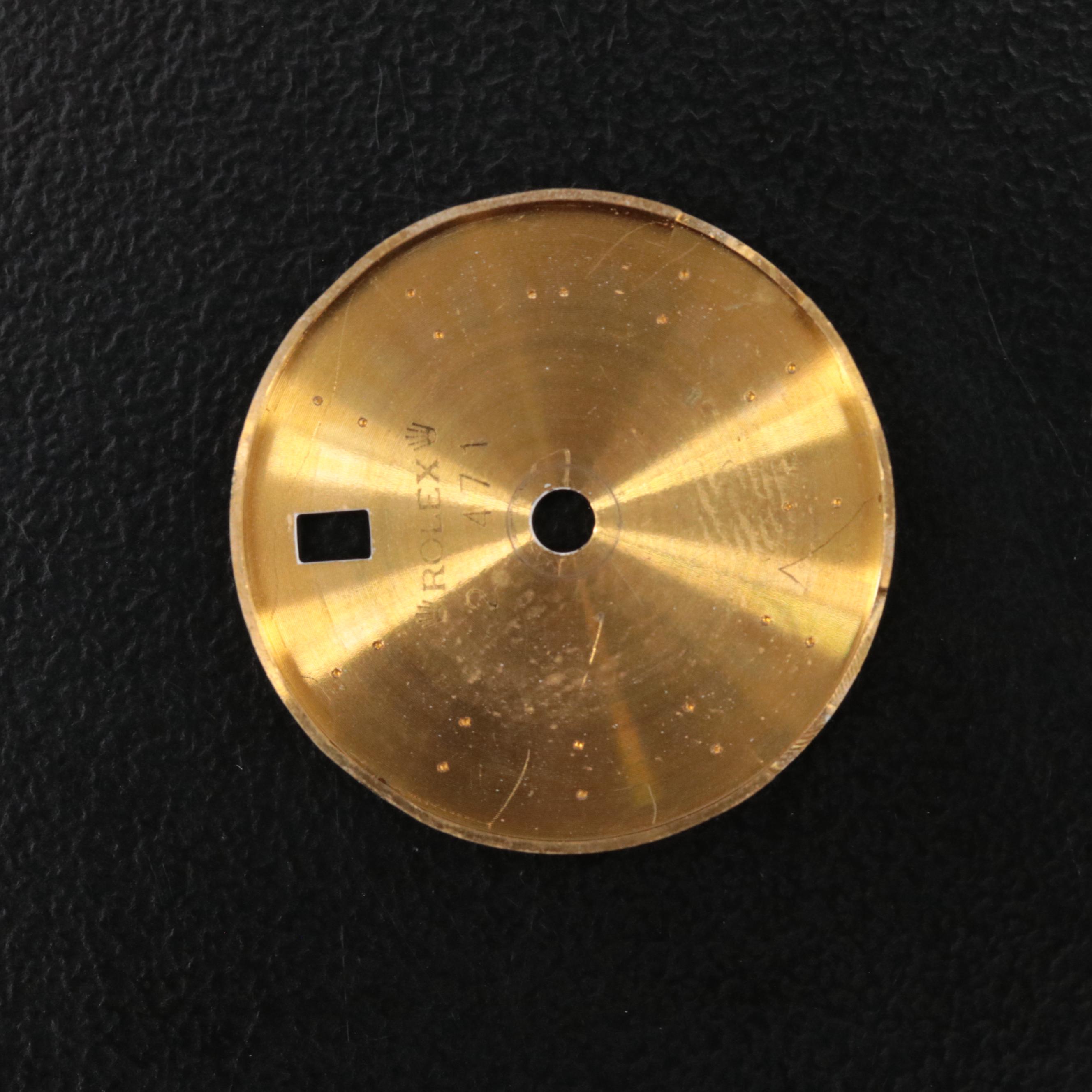 Two Rolex Watch Dials