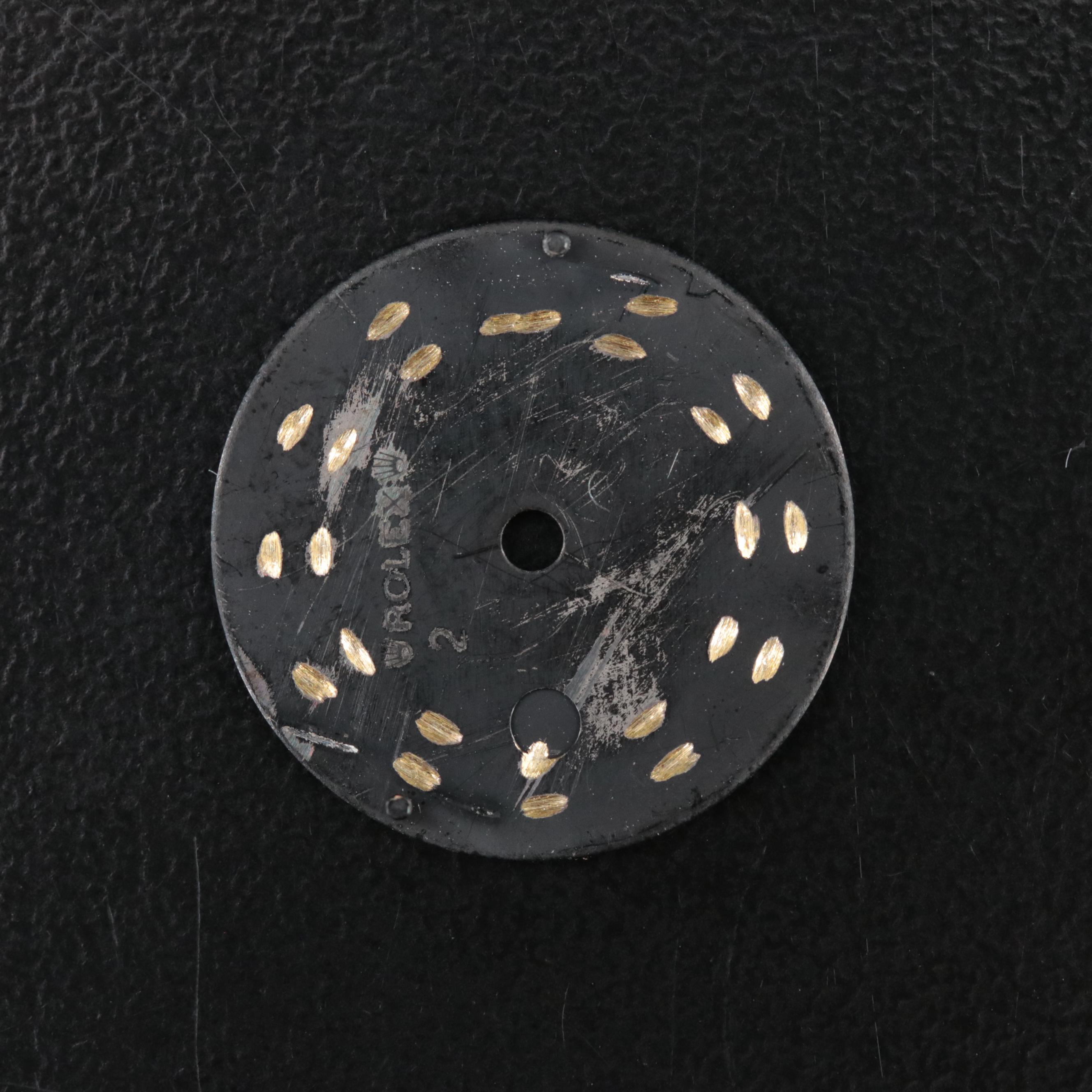 Two Rolex Watch Dials