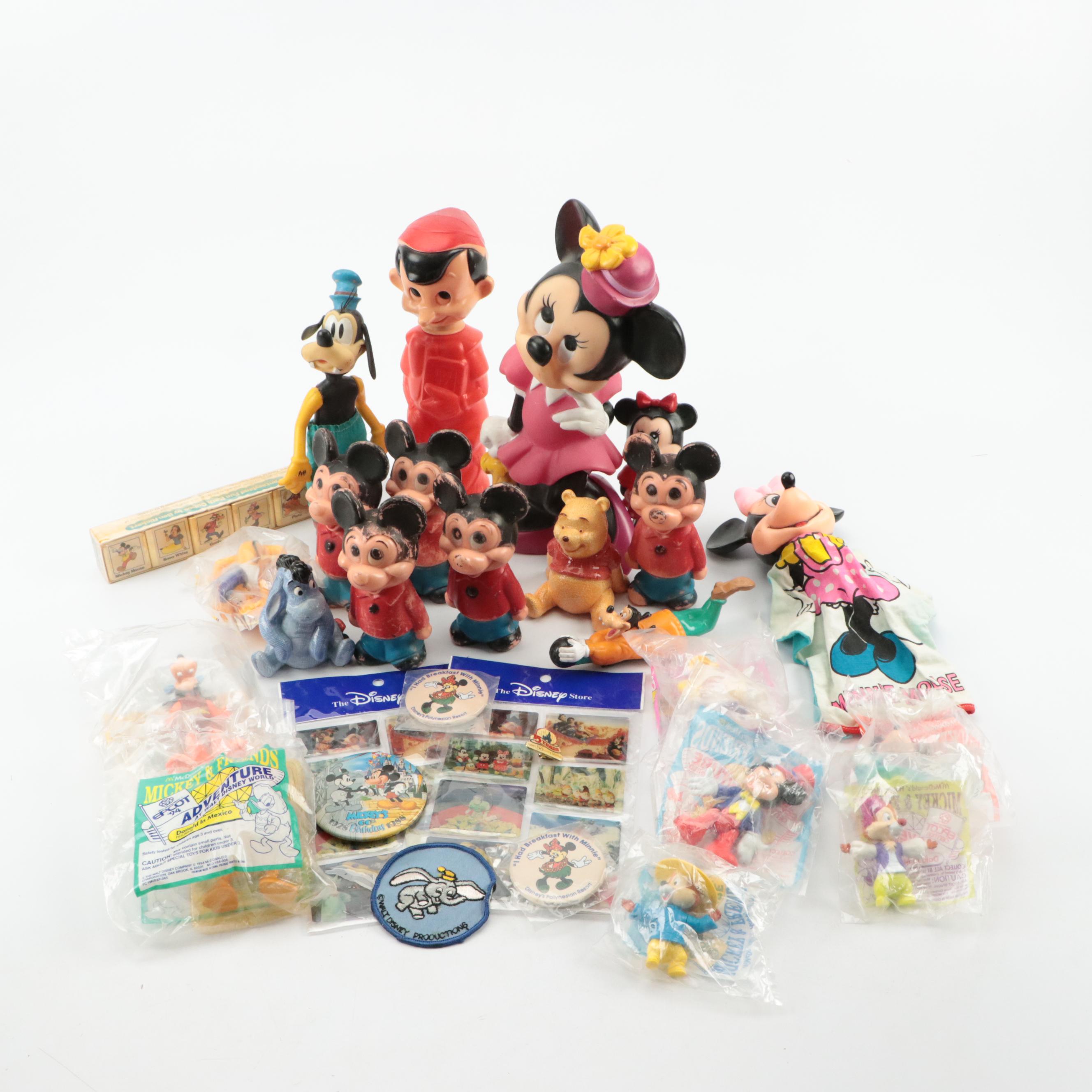 Mickey Mouse & Friends Dolls, Toys, Stickers and McDonald's Happy Meal Toys