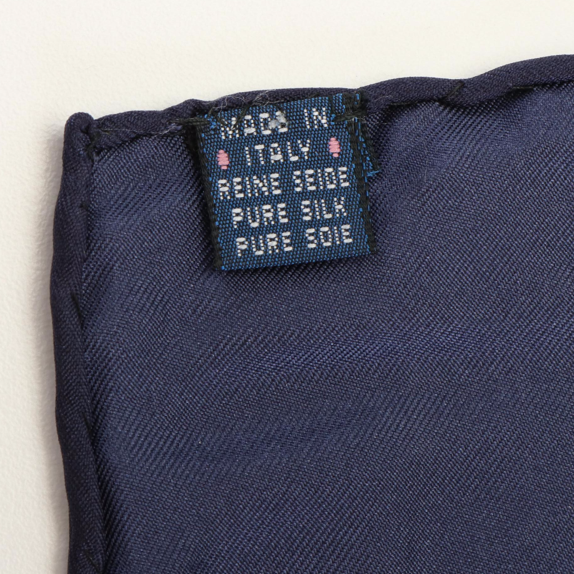 Burberry HorseFerry Motif Navy Blue Silk Scarf With Box