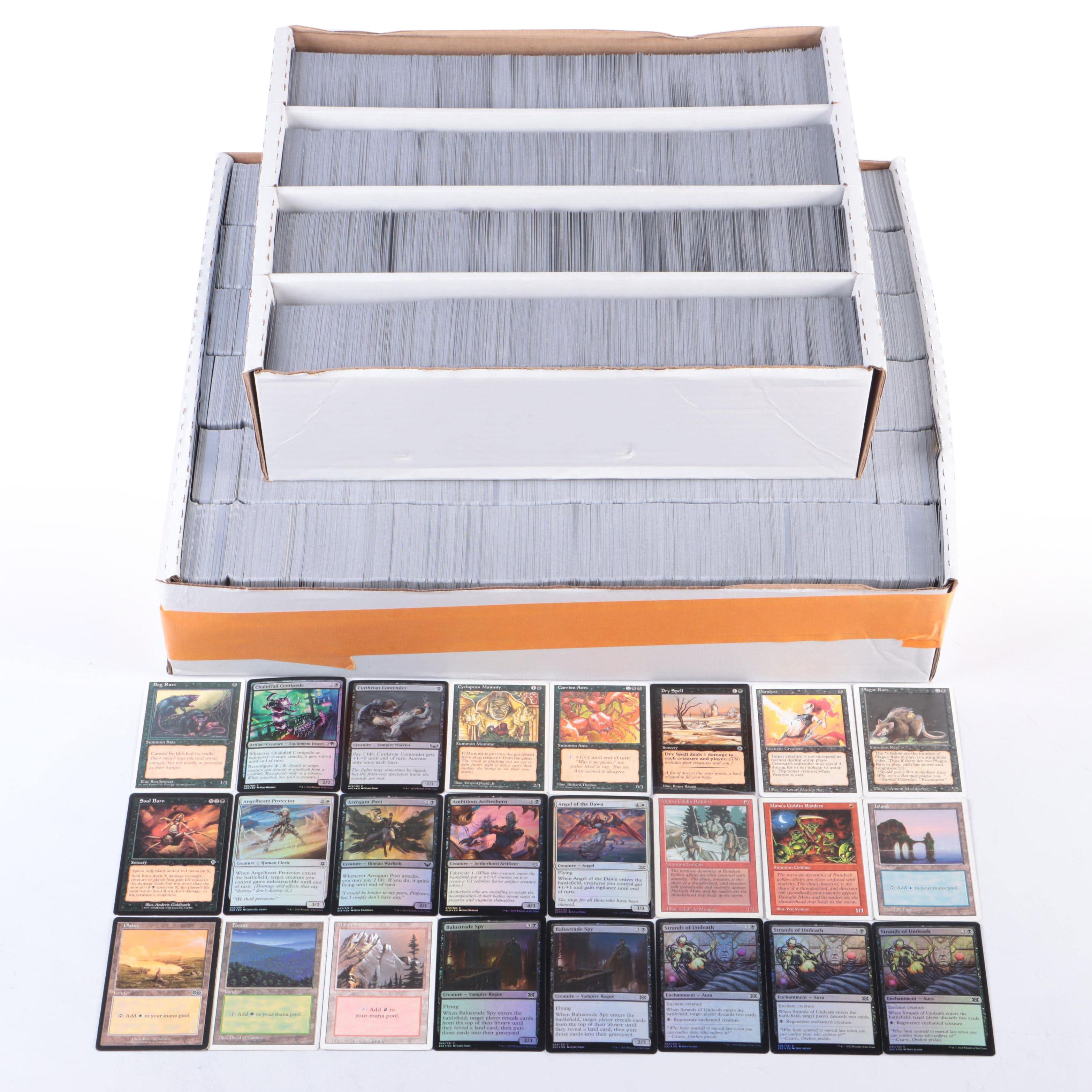 Magic: The Gathering Trading Cards with Storage Boxes, 1990s–2020s