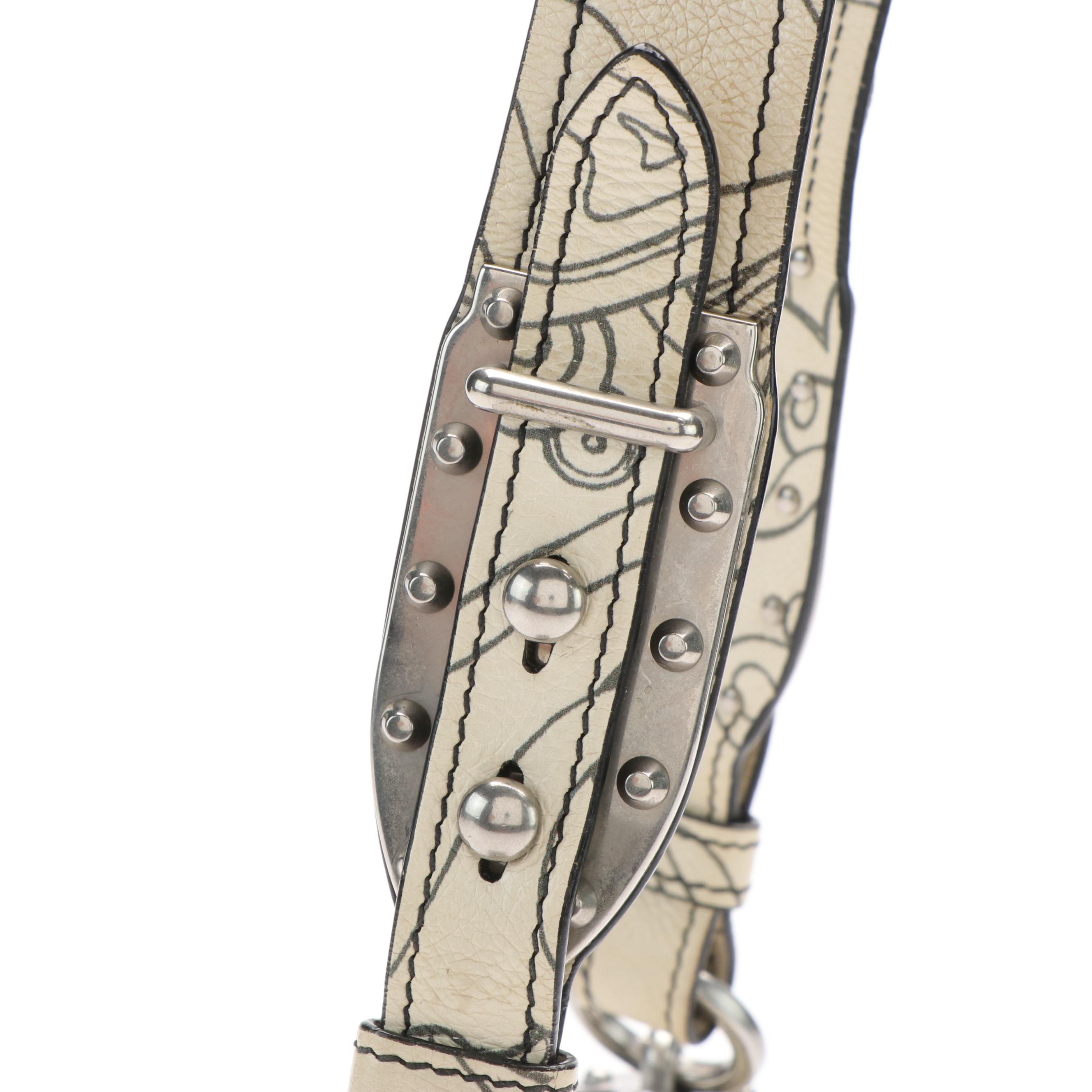 Prada Rabbit Print Cahier Crossbody Bag