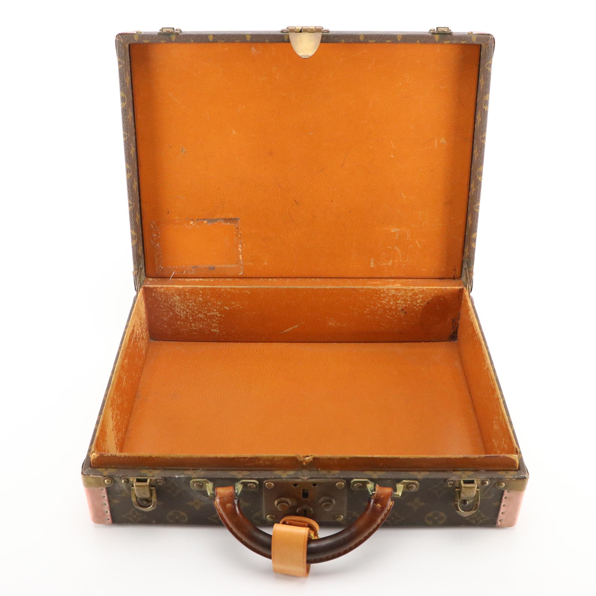 Louis Vuitton Monogram Stratos Luggage Set and Super President Small Case, 1970s