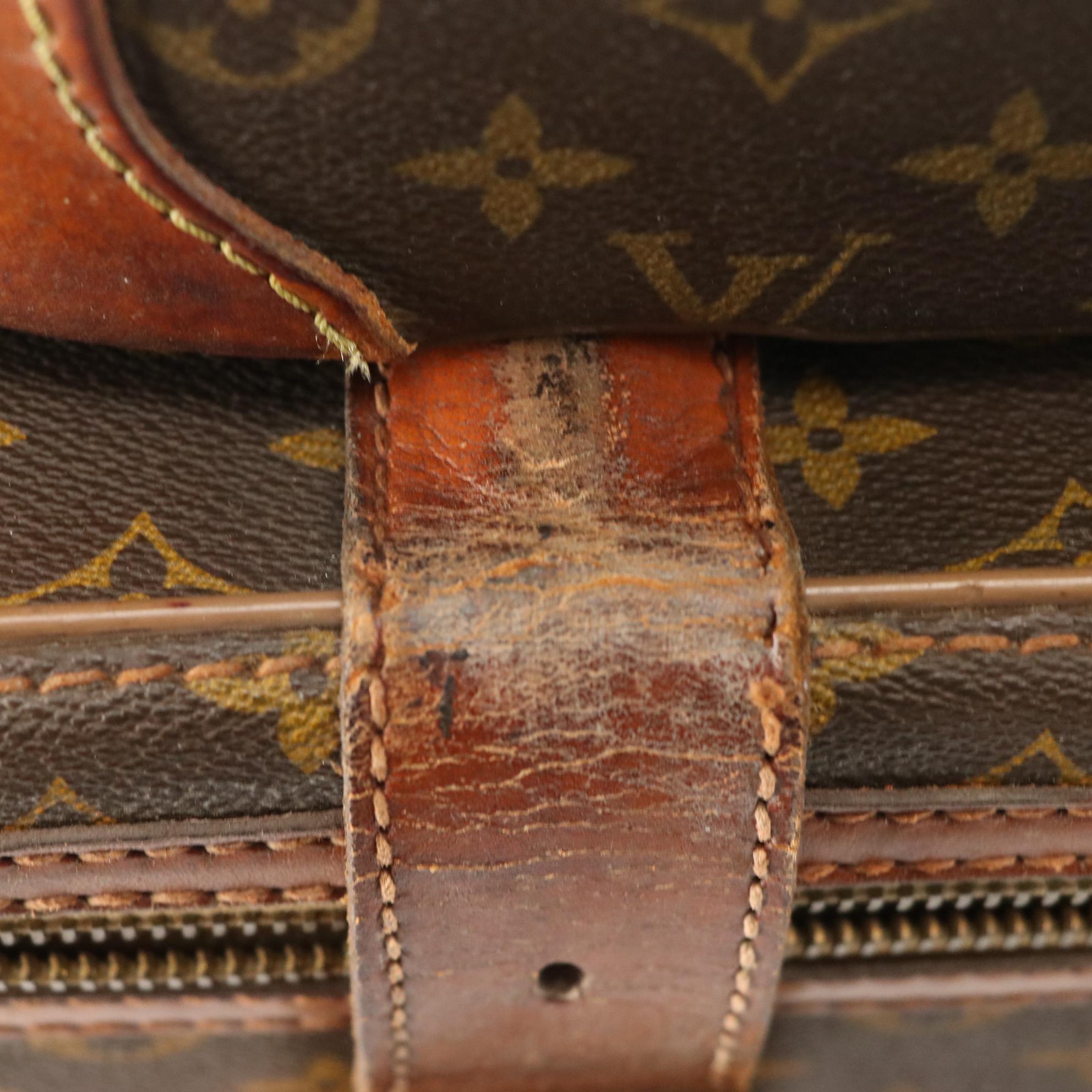 Louis Vuitton Monogram Stratos Luggage Set and Super President Small Case, 1970s