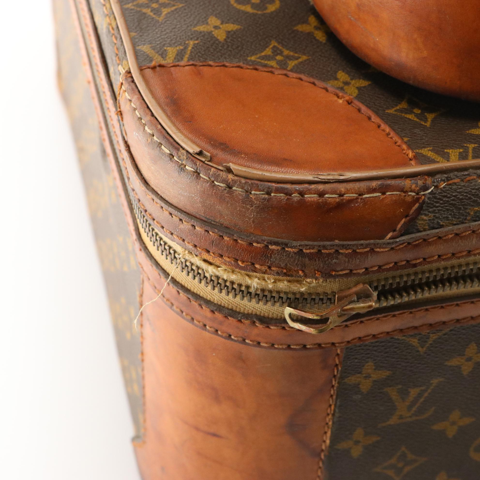 Louis Vuitton Monogram Stratos Luggage Set and Super President Small Case, 1970s