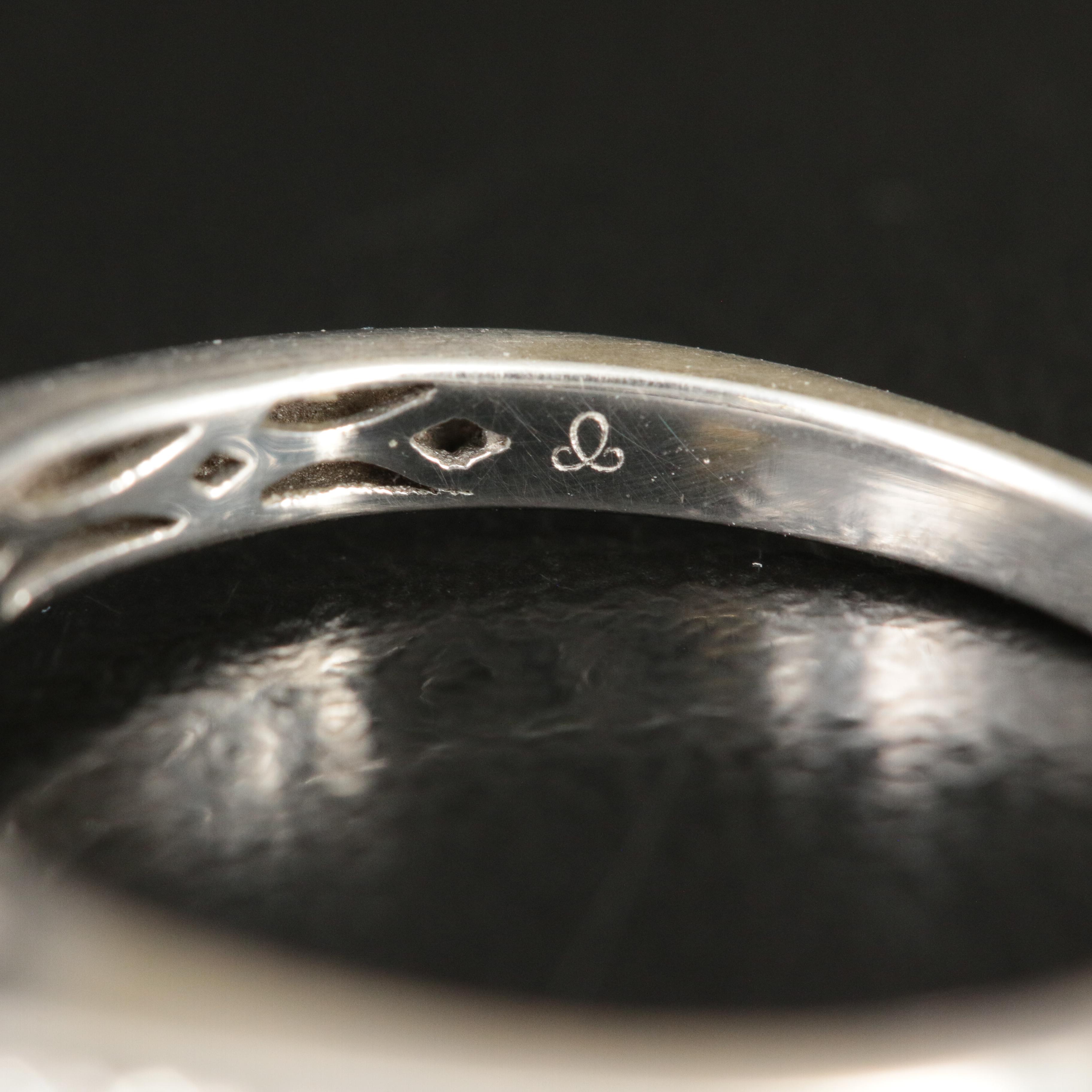 14K 0.83 CTW Diamond Past, Present, Future Ring