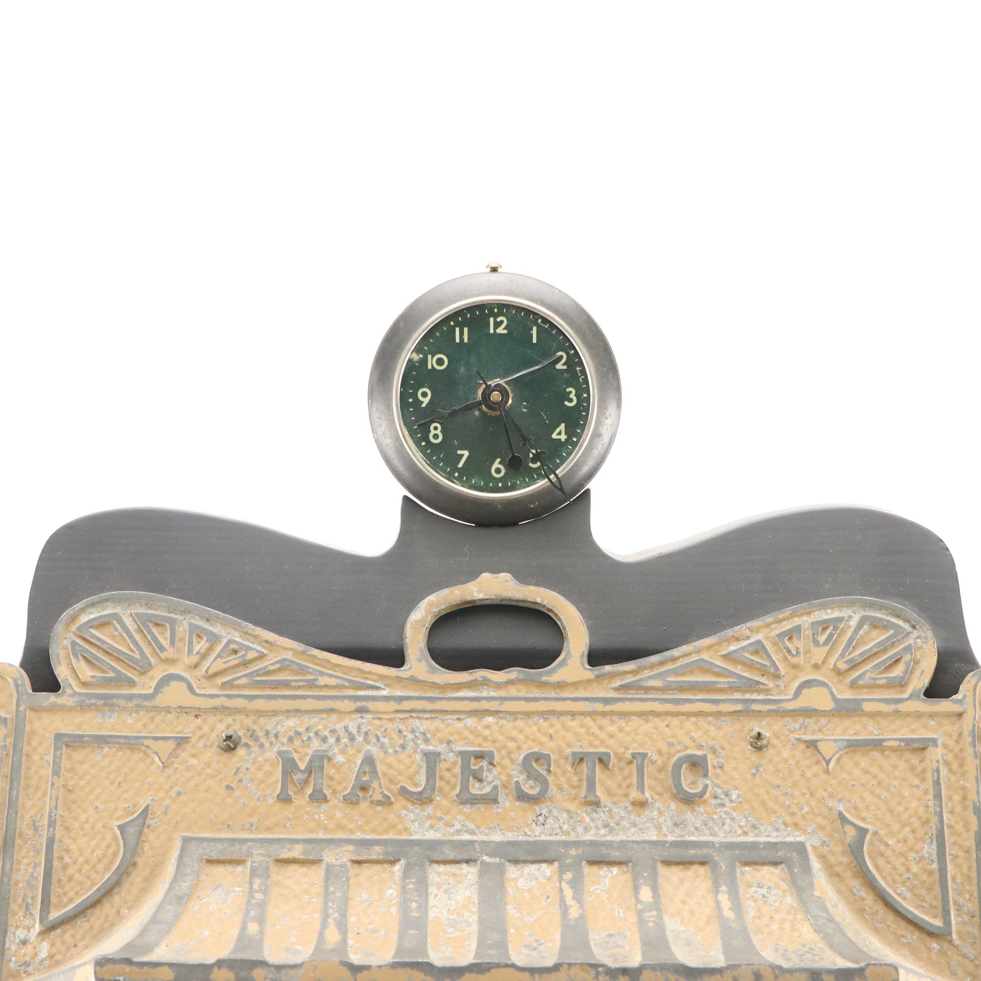 Randall Cleaver Found Object Kinetic Assemblage of Marionette Puppet and Stage