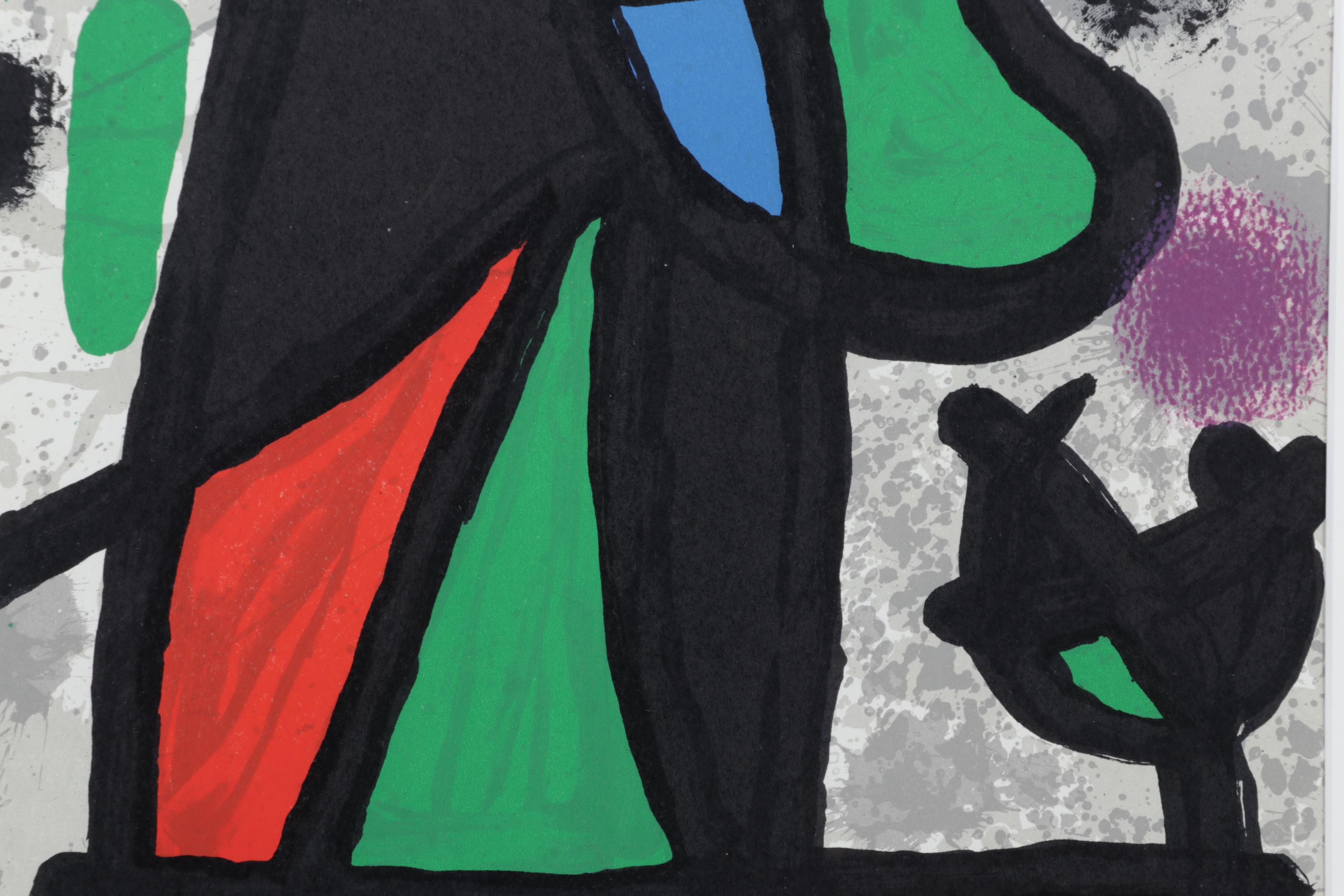 Joan Miró Color Lithograph for "Derrière le Miroir," 1970