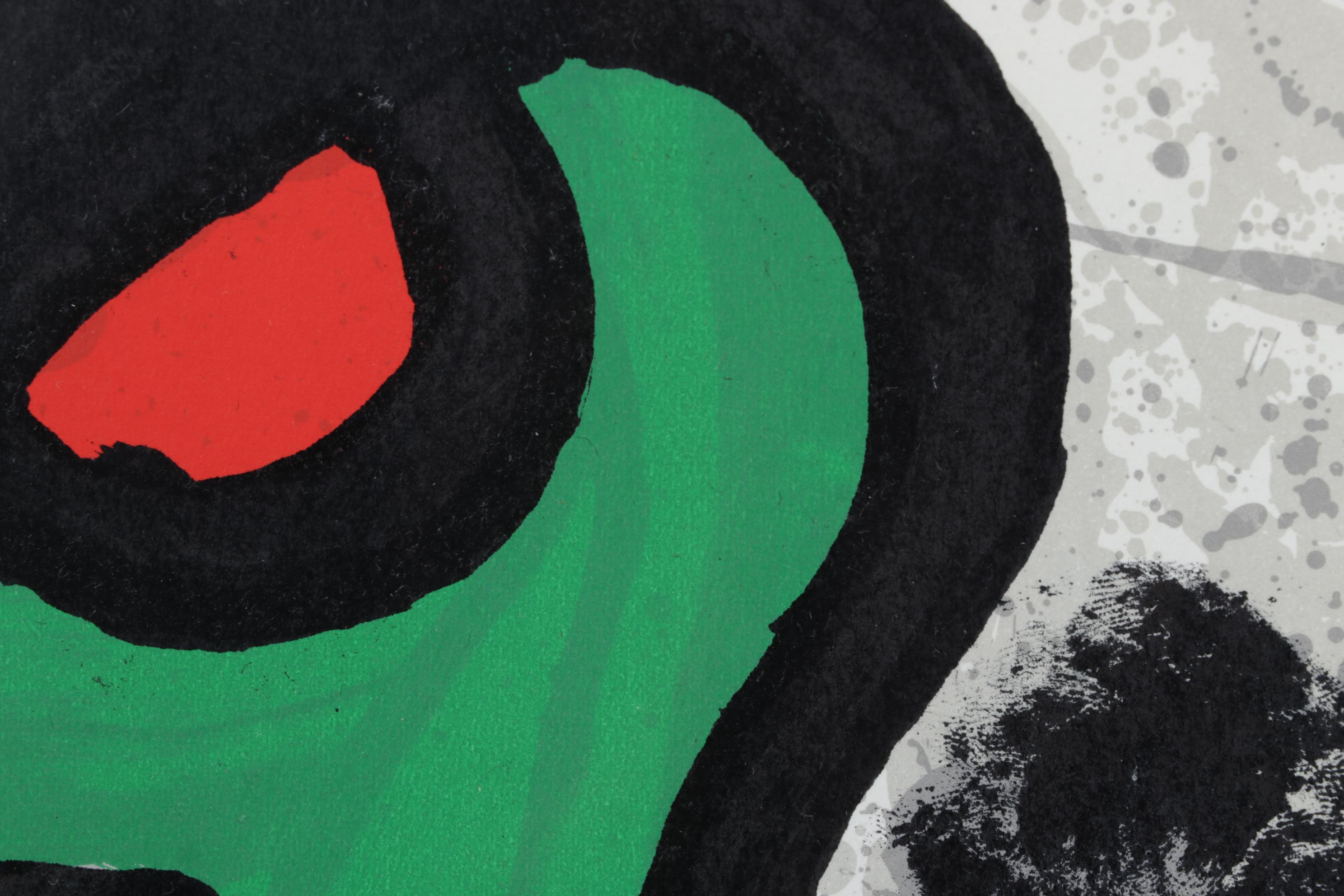 Joan Miró Color Lithograph for "Derrière le Miroir," 1970