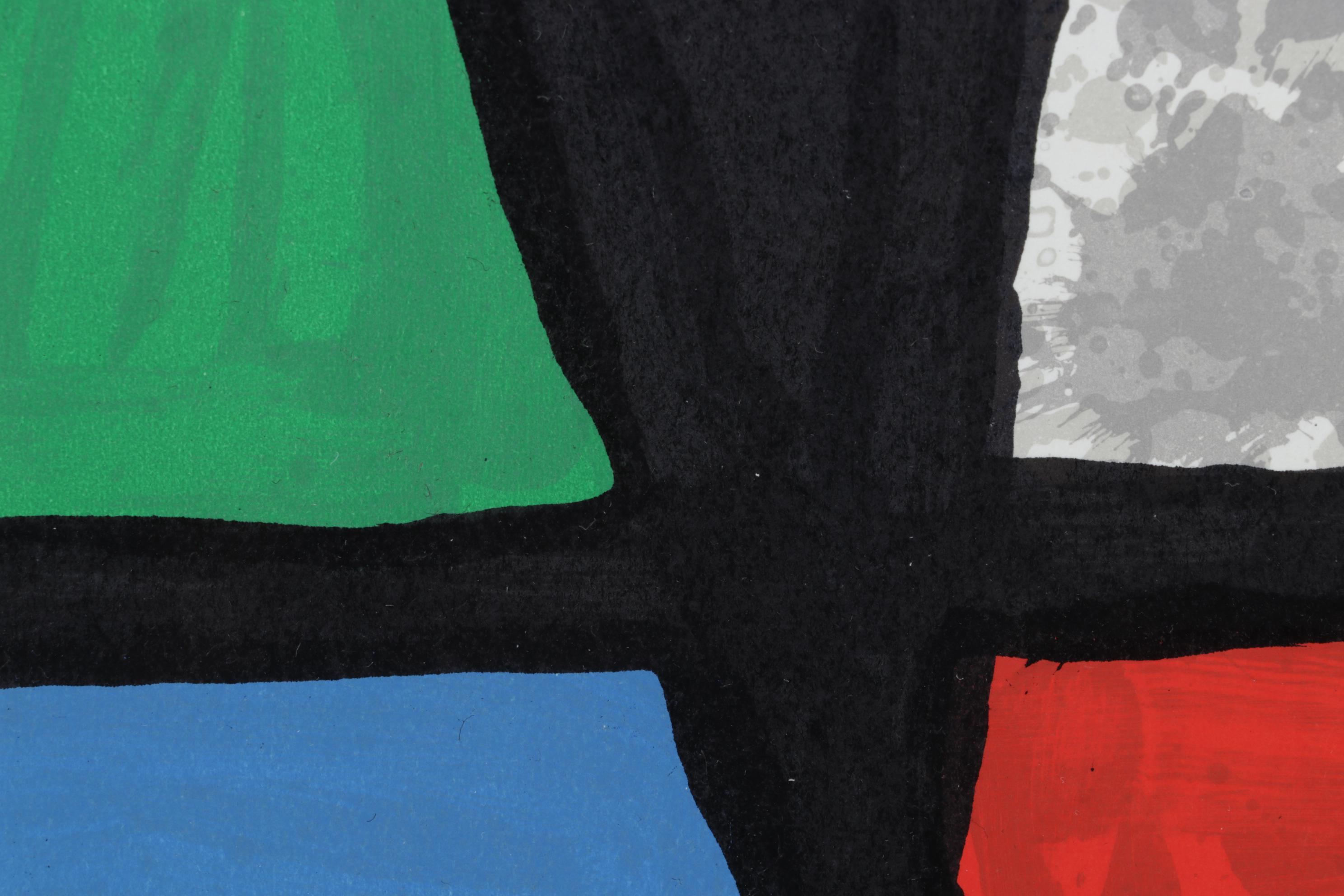 Joan Miró Color Lithograph for "Derrière le Miroir," 1970