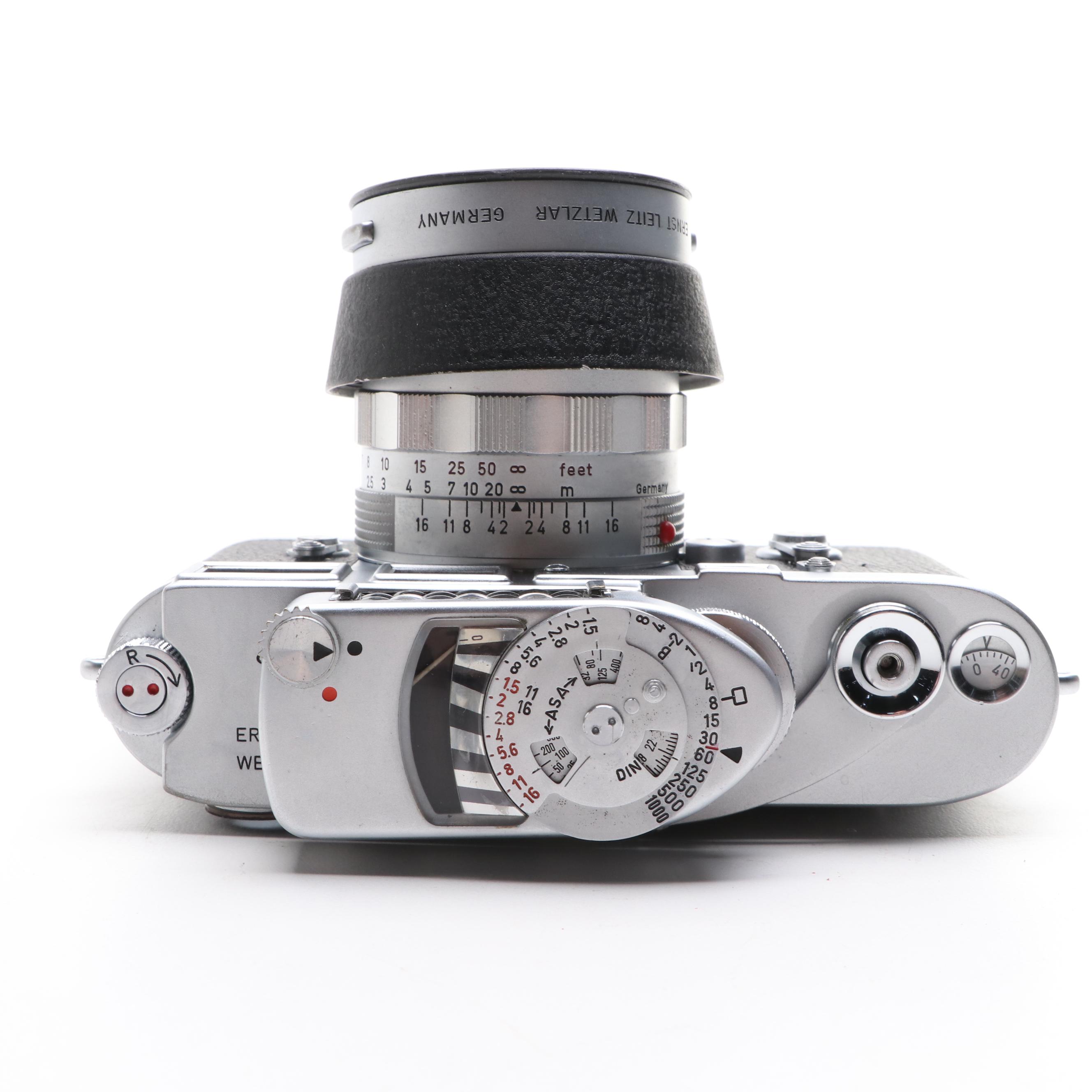 Leica-Meter MC SLR Camera with Leather Case