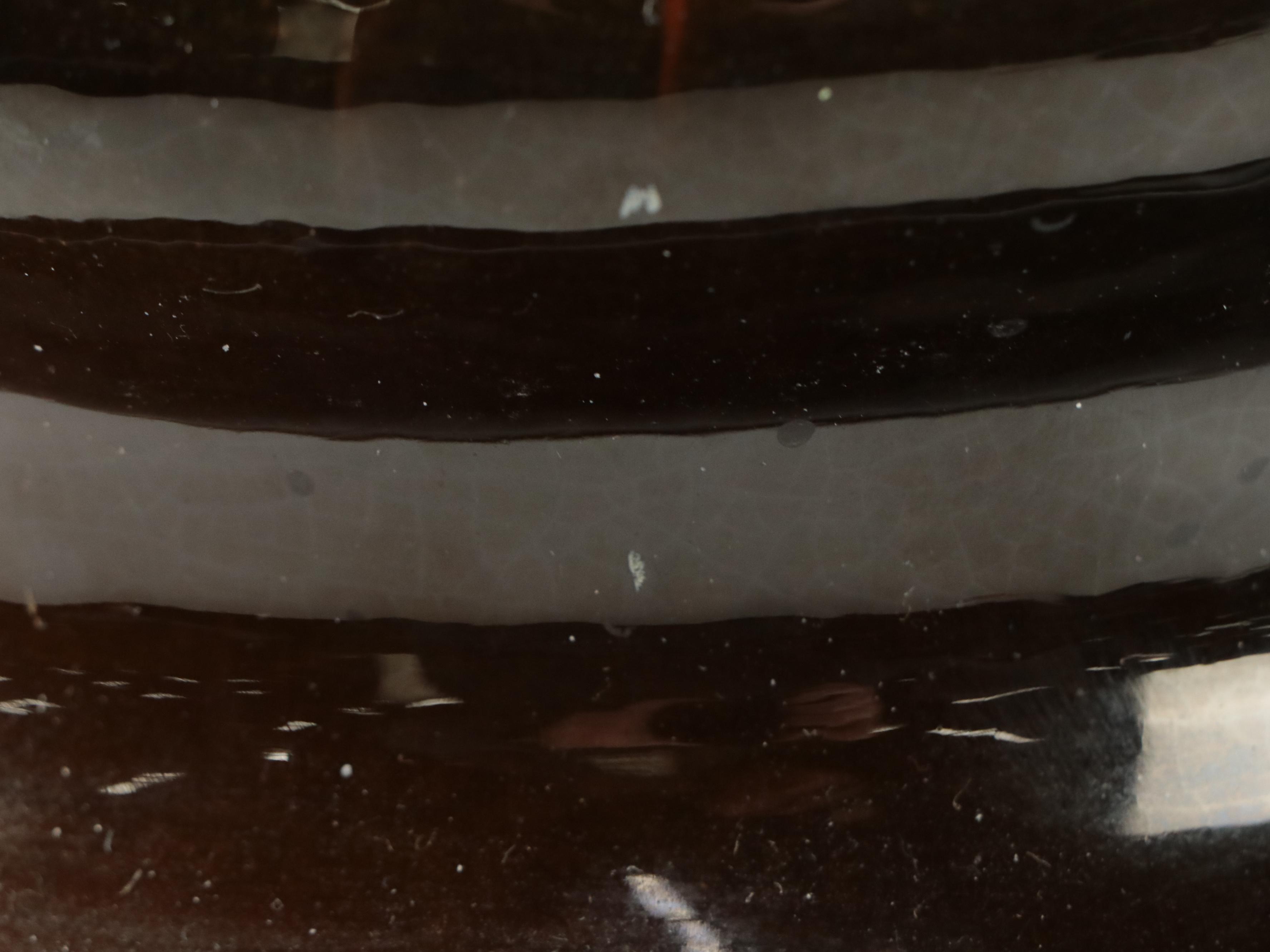 Weller Style Brown Glazed Majolica Jardiniere and Pedestal with Floral Motif