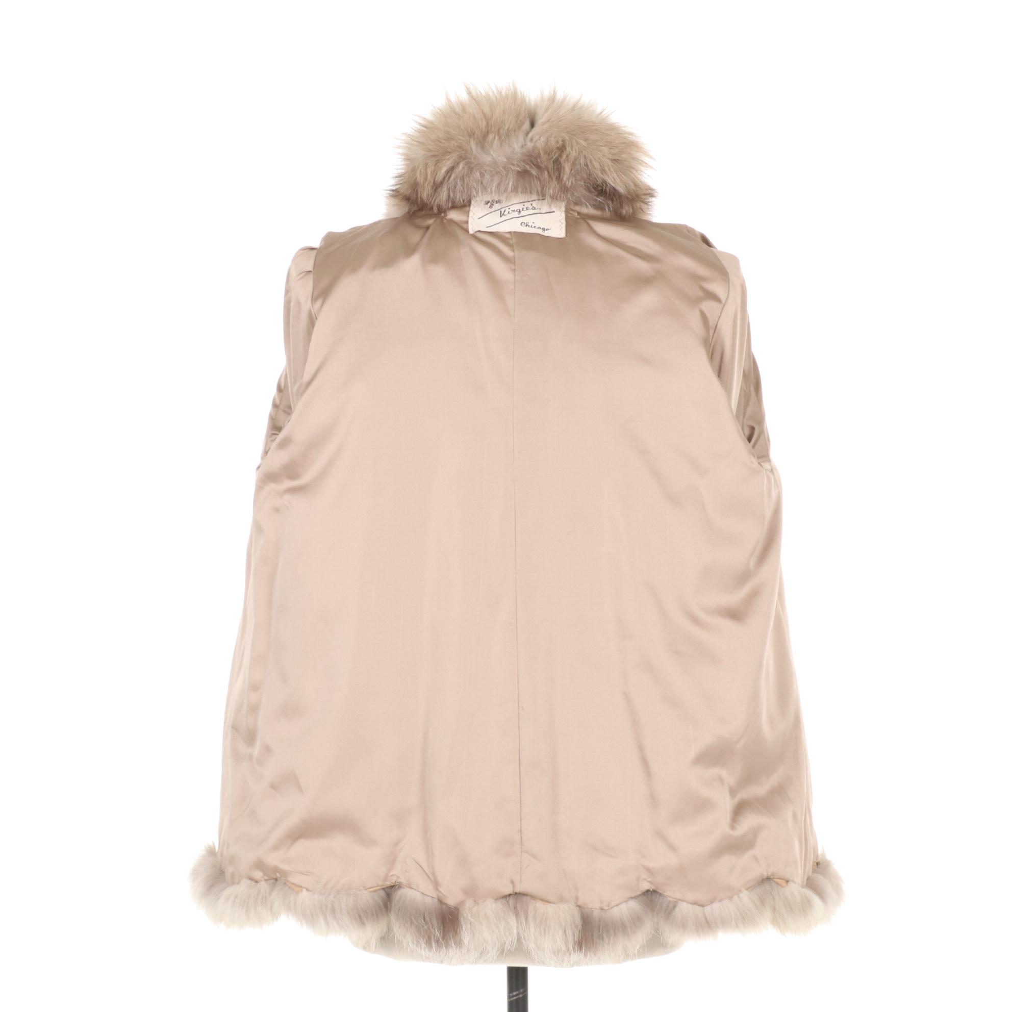 Crystal Fox Fur Jacket